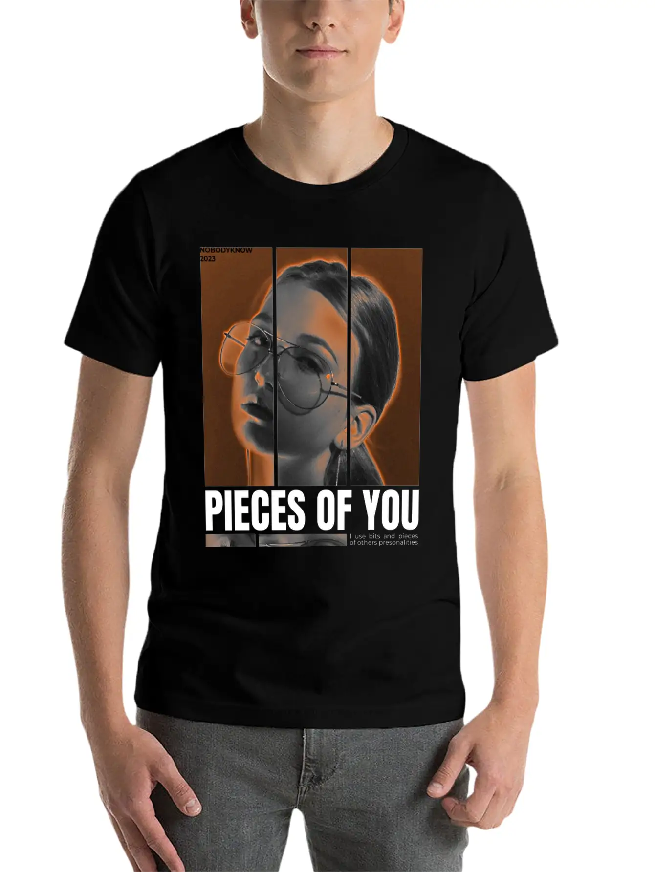 PIECES OF YOU Basic Graphic T-Shirt – Daily Comfort In Soft Cotton