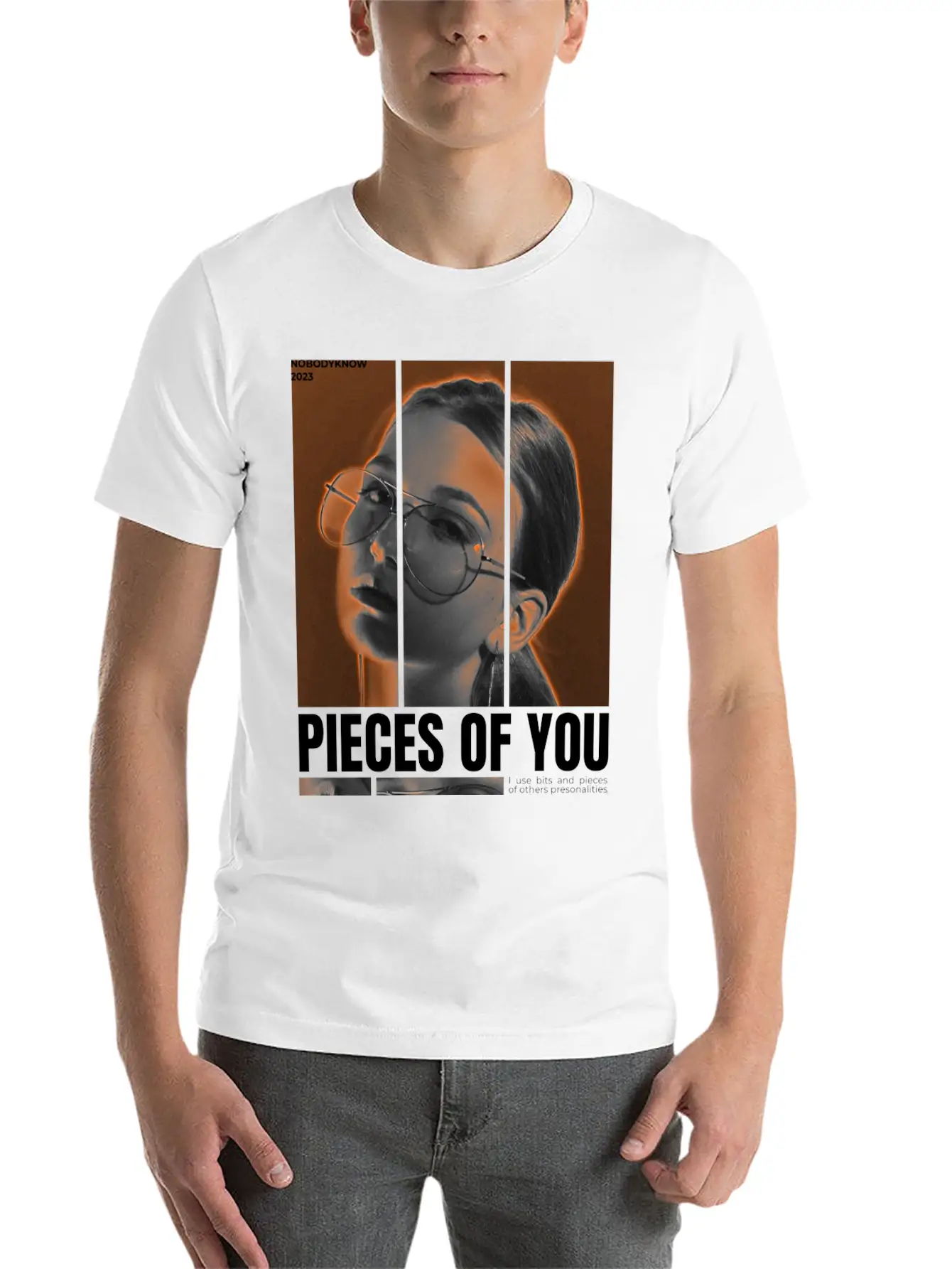 PIECES OF YOU Basic Graphic T-Shirt – Daily Comfort In Soft Cotton