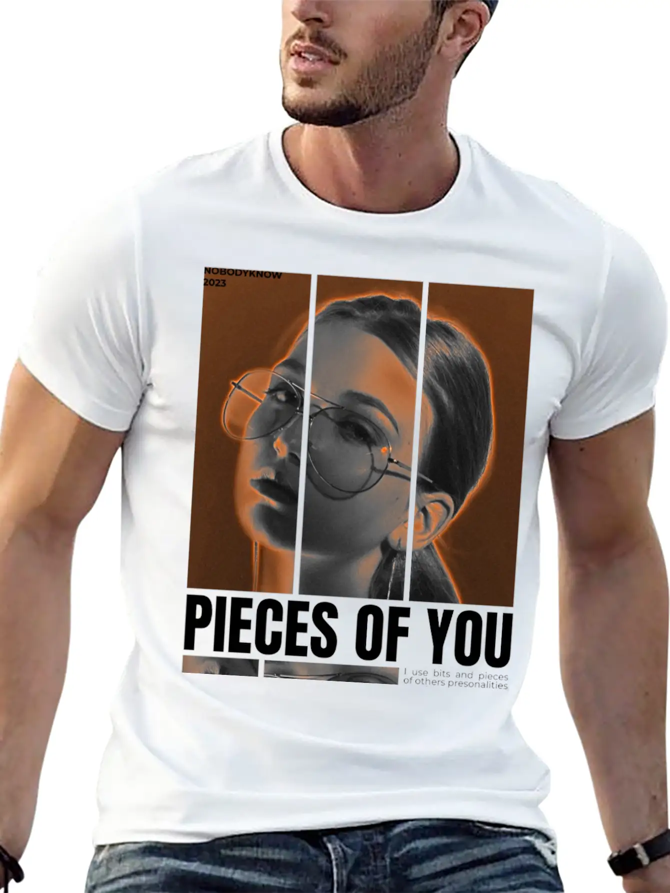 PIECES OF YOU Basic Graphic T-Shirt – Daily Comfort In Soft Cotton