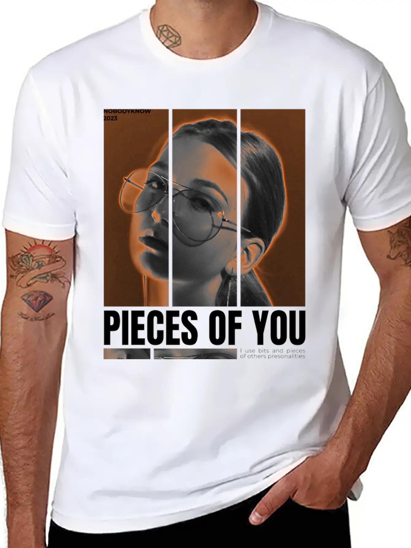 PIECES OF YOU Basic Graphic T-Shirt – Daily Comfort In Soft Cotton