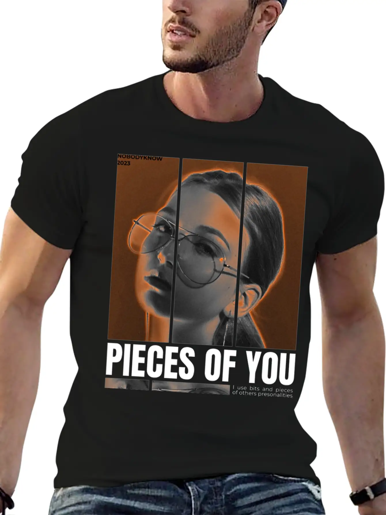PIECES OF YOU Basic Graphic T-Shirt – Daily Comfort In Soft Cotton