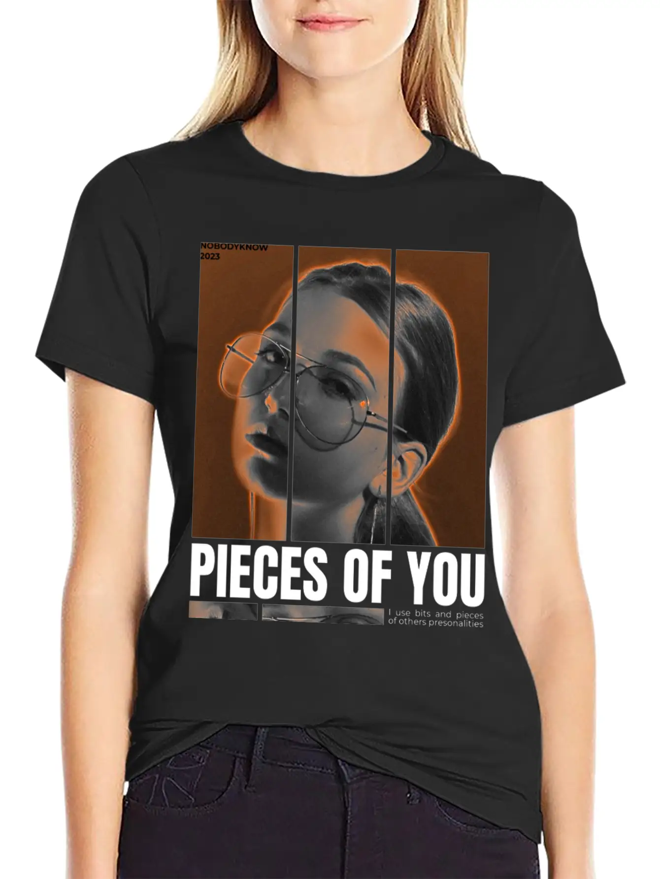 PIECES OF YOU Basic Graphic T-Shirt – Daily Comfort In Soft Cotton