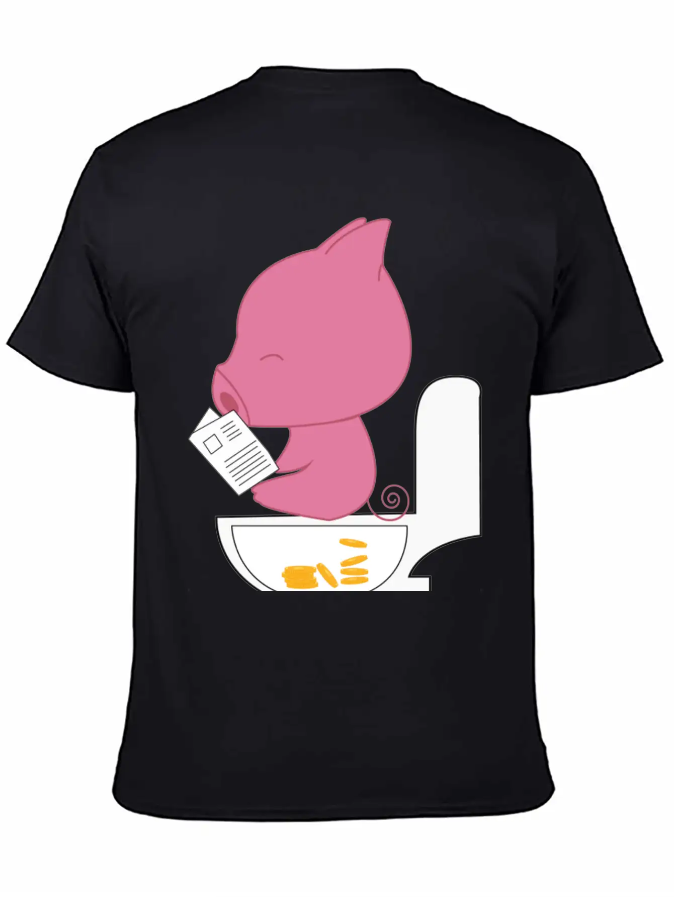 Piggy Bank Bitcoin Essential Unisex Summer Tee – Soft Cotton Casual Fit