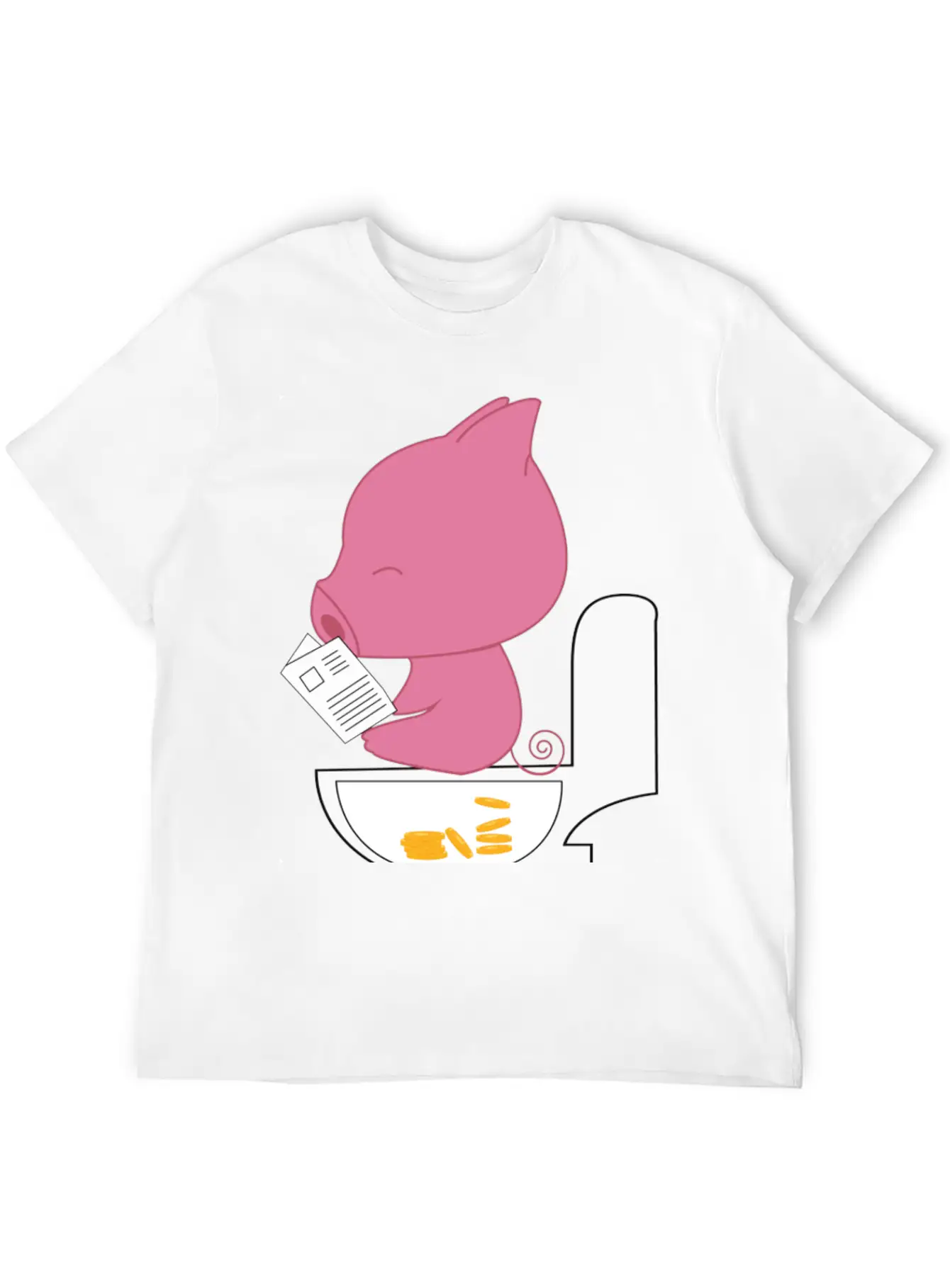 Piggy Bank Bitcoin Essential Unisex Summer Tee – Soft Cotton Casual Fit
