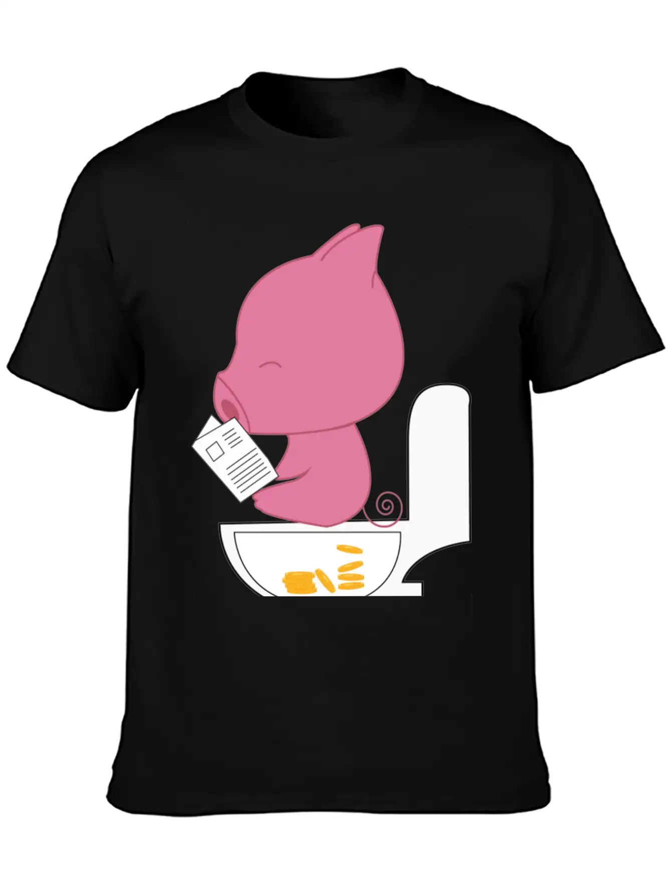 Piggy Bank Bitcoin Essential Unisex Summer Tee – Soft Cotton Casual Fit
