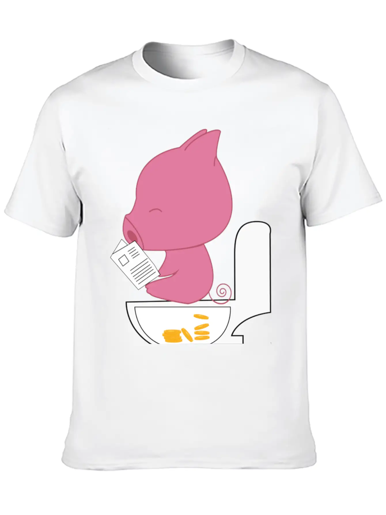 Piggy Bank Bitcoin Essential Unisex Summer Tee – Soft Cotton Casual Fit