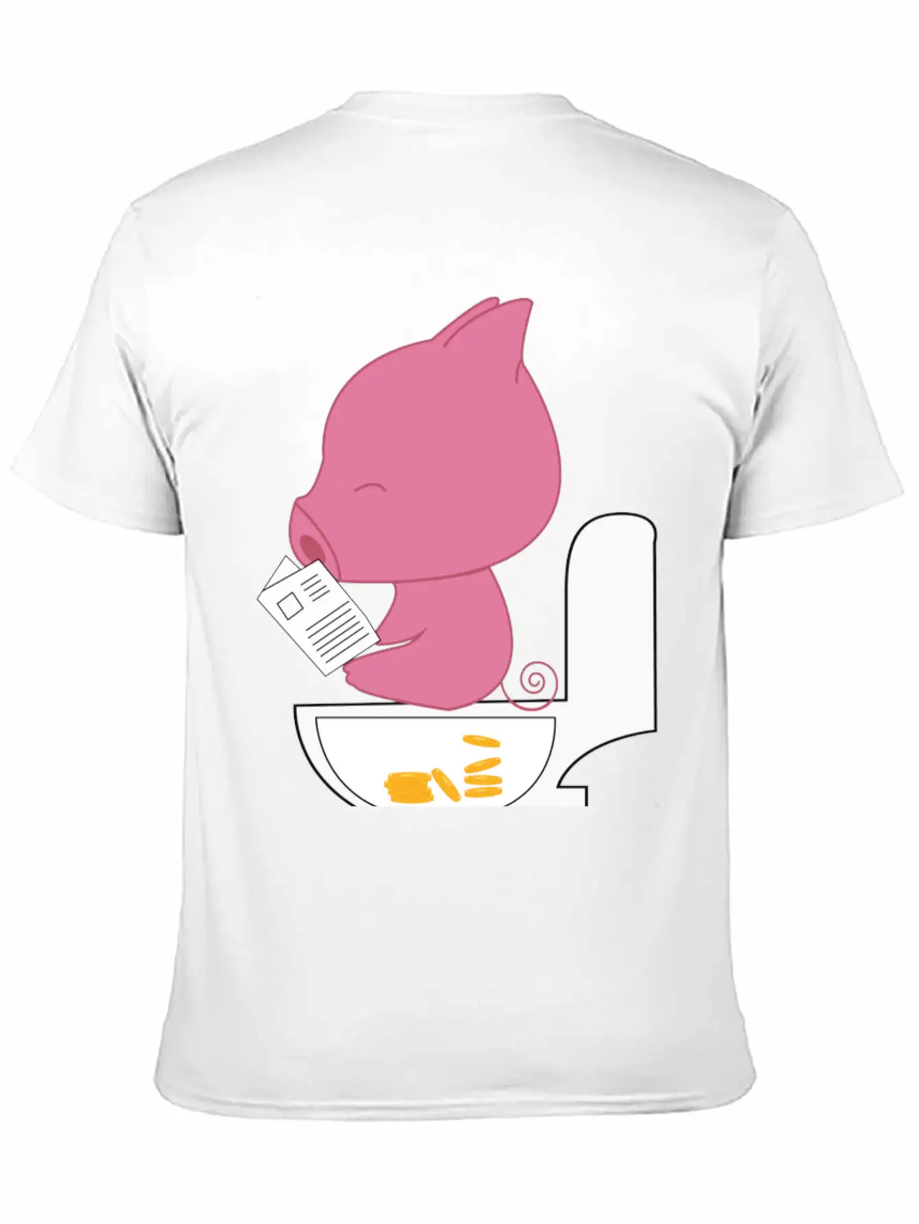 Piggy Bank Bitcoin Essential Unisex Summer Tee – Soft Cotton Casual Fit