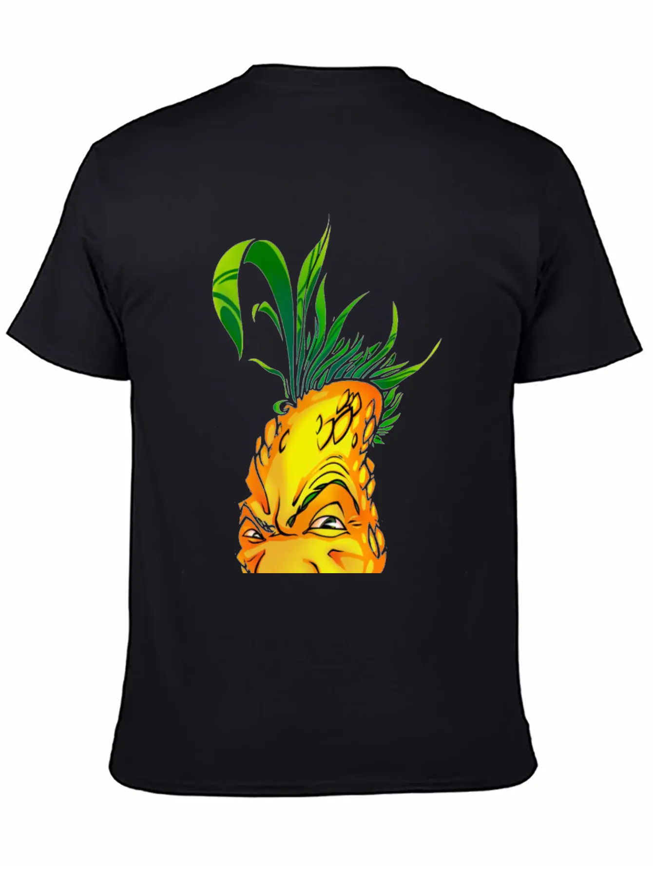 Pineapple Mens T-Shirt Funny Stylish Everyday T-Shirt – Unisex Basic Cotton Tee
