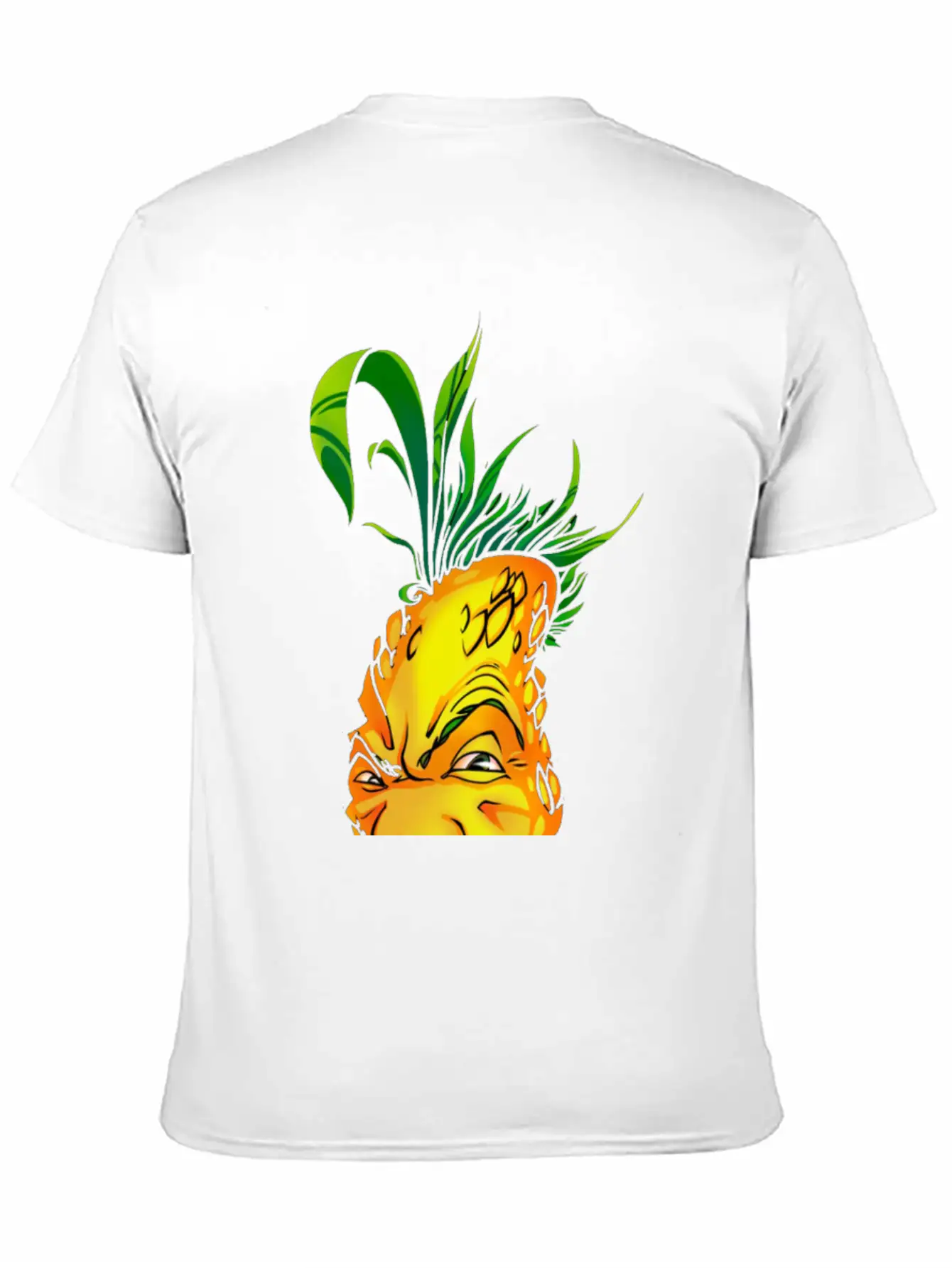 Pineapple Mens T-Shirt Funny Stylish Everyday T-Shirt – Unisex Basic Cotton Tee