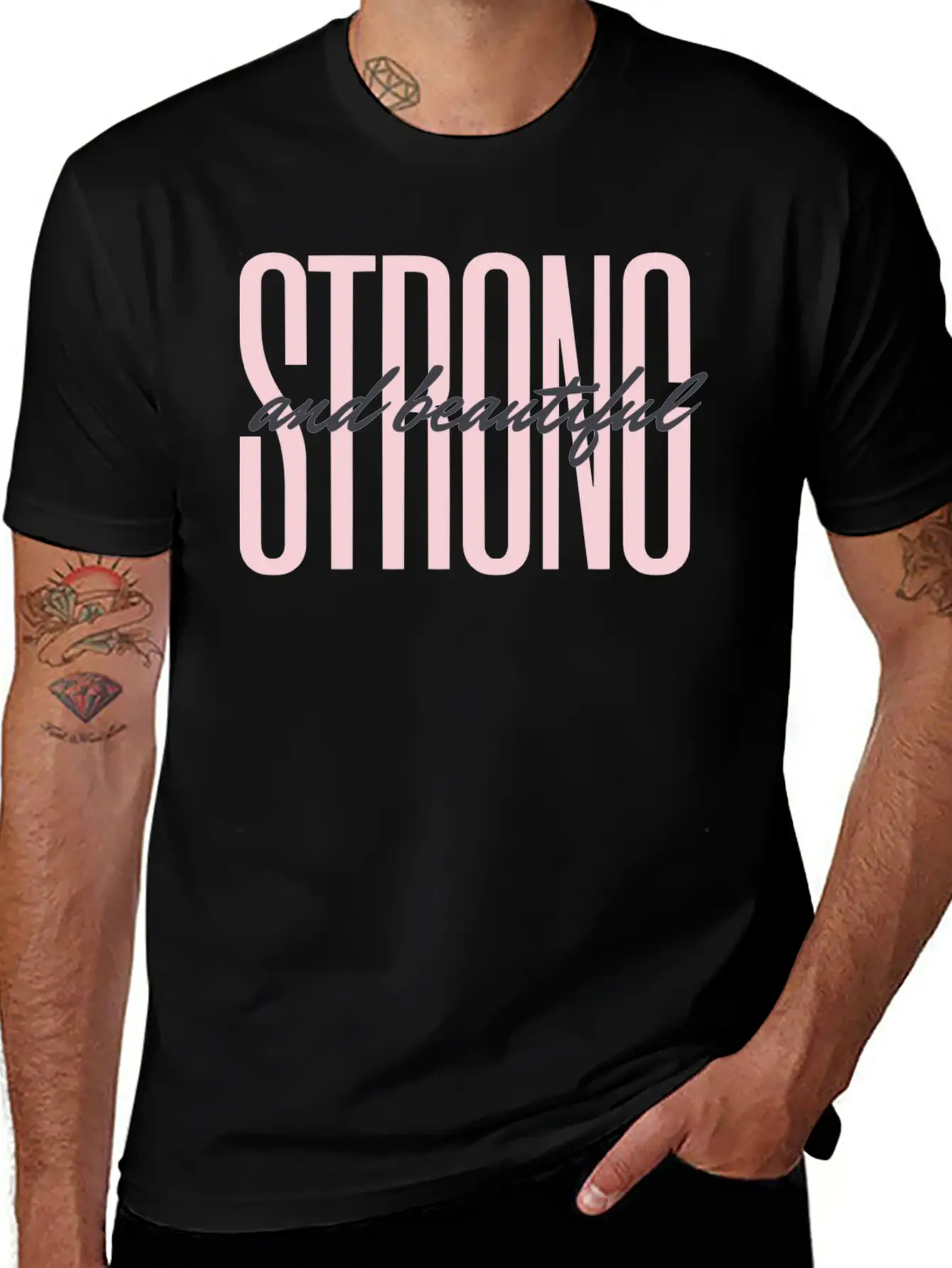 Pink Bold Health And Wellness Lifestyle And Hobbie Stylish Everyday T-Shirt – Unisex Basic Cotton Tee
