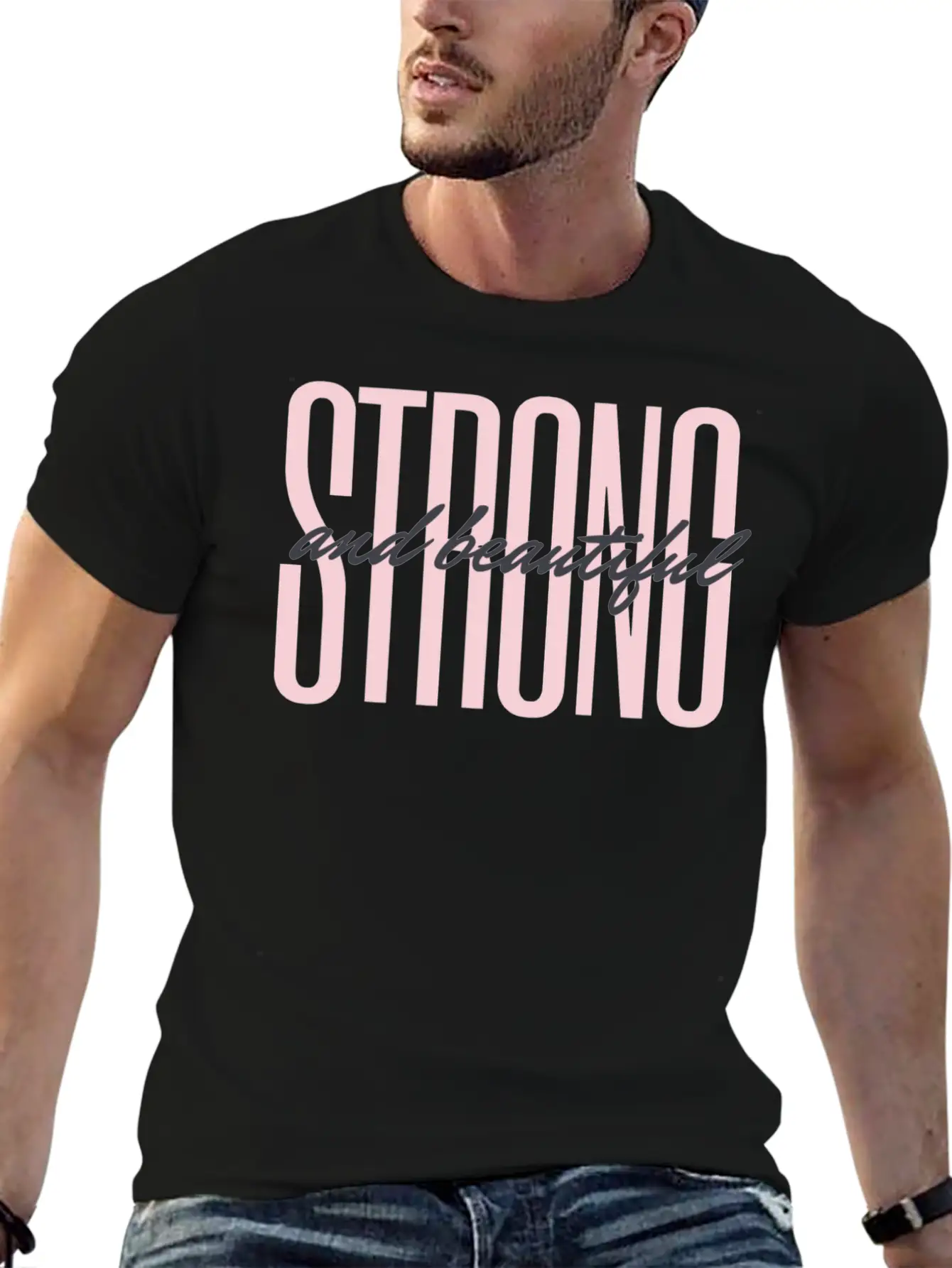 Pink Bold Health And Wellness Lifestyle And Hobbie Stylish Everyday T-Shirt – Unisex Basic Cotton Tee