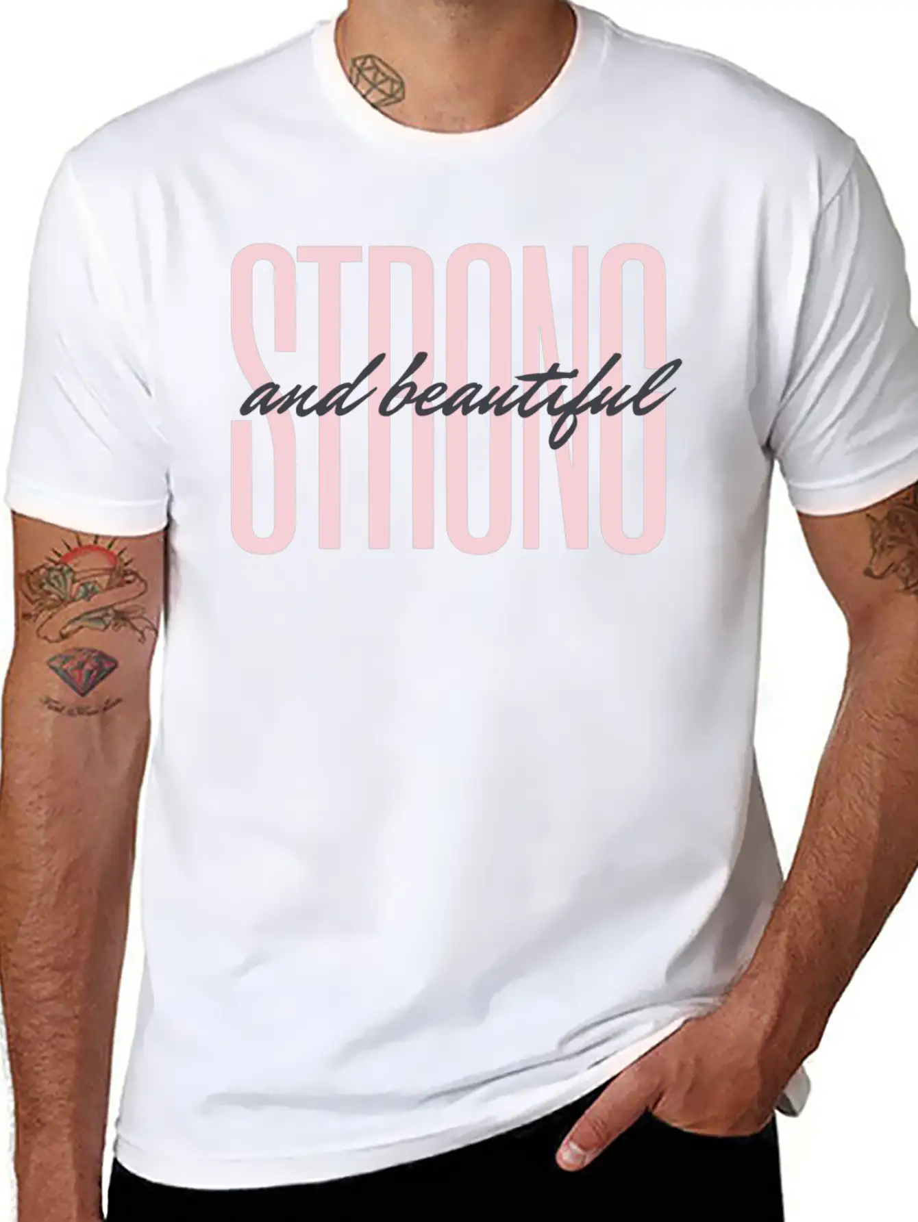 Pink Bold Health And Wellness Lifestyle And Hobbie Stylish Everyday T-Shirt – Unisex Basic Cotton Tee