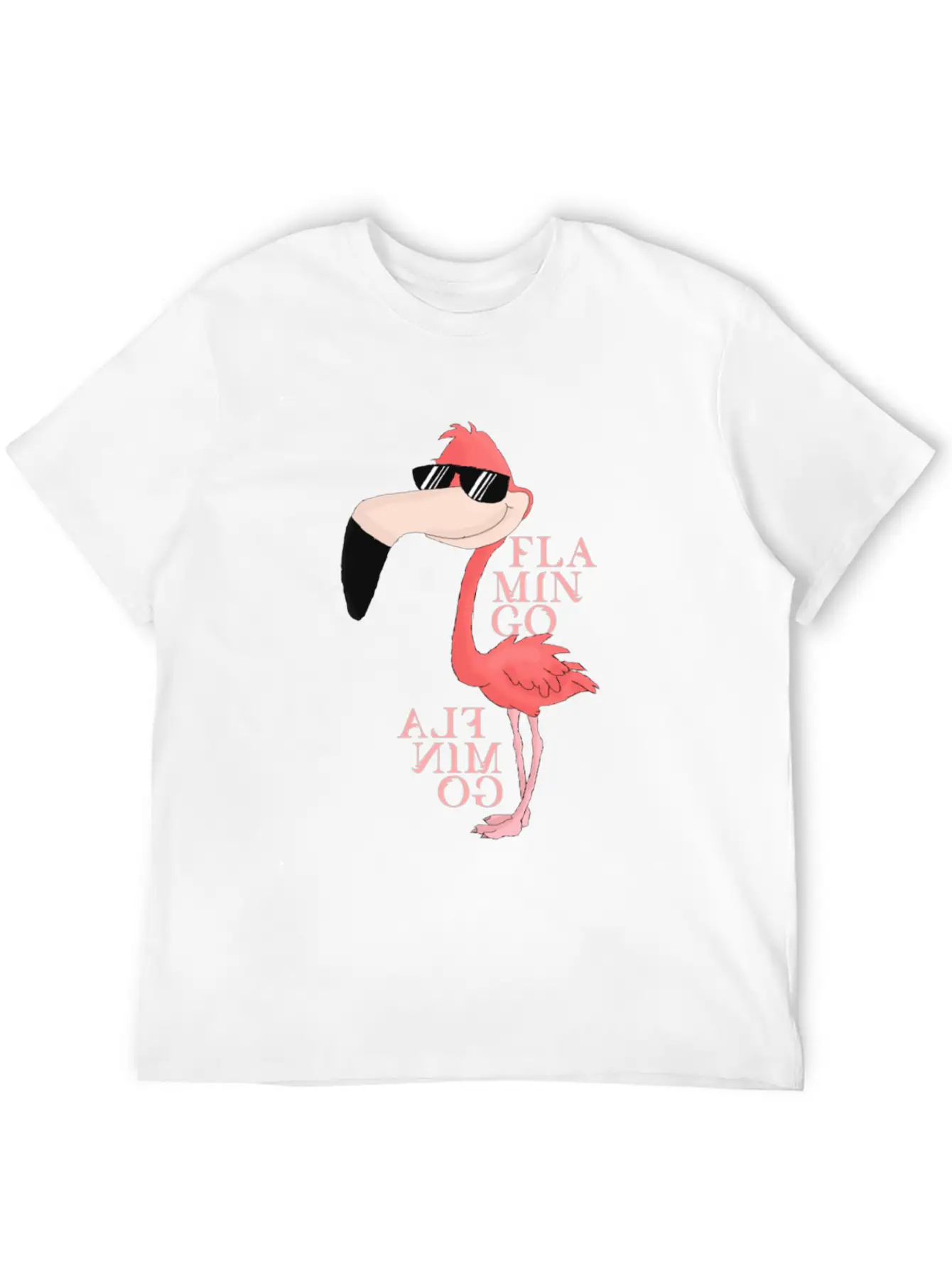 Pink Flamingo Basic Graphic T-Shirt – Daily Comfort In Soft Cotton