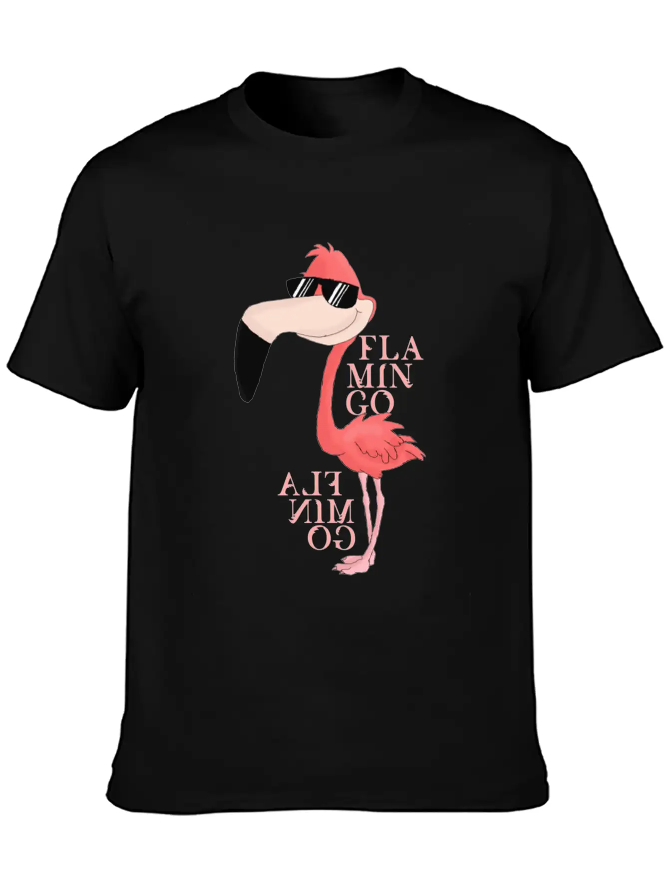 Pink Flamingo Basic Graphic T-Shirt – Daily Comfort In Soft Cotton