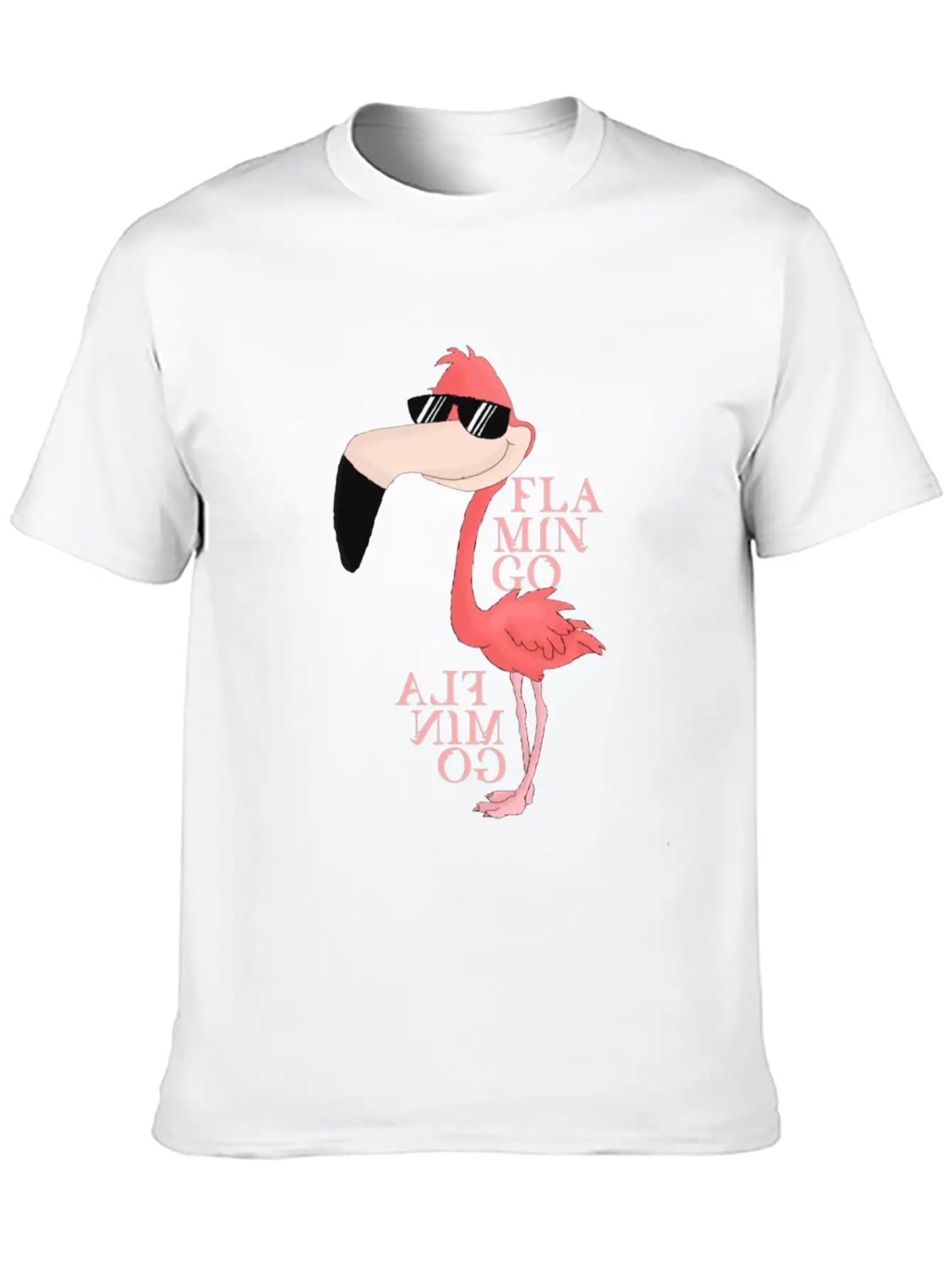 Pink Flamingo Basic Graphic T-Shirt – Daily Comfort In Soft Cotton