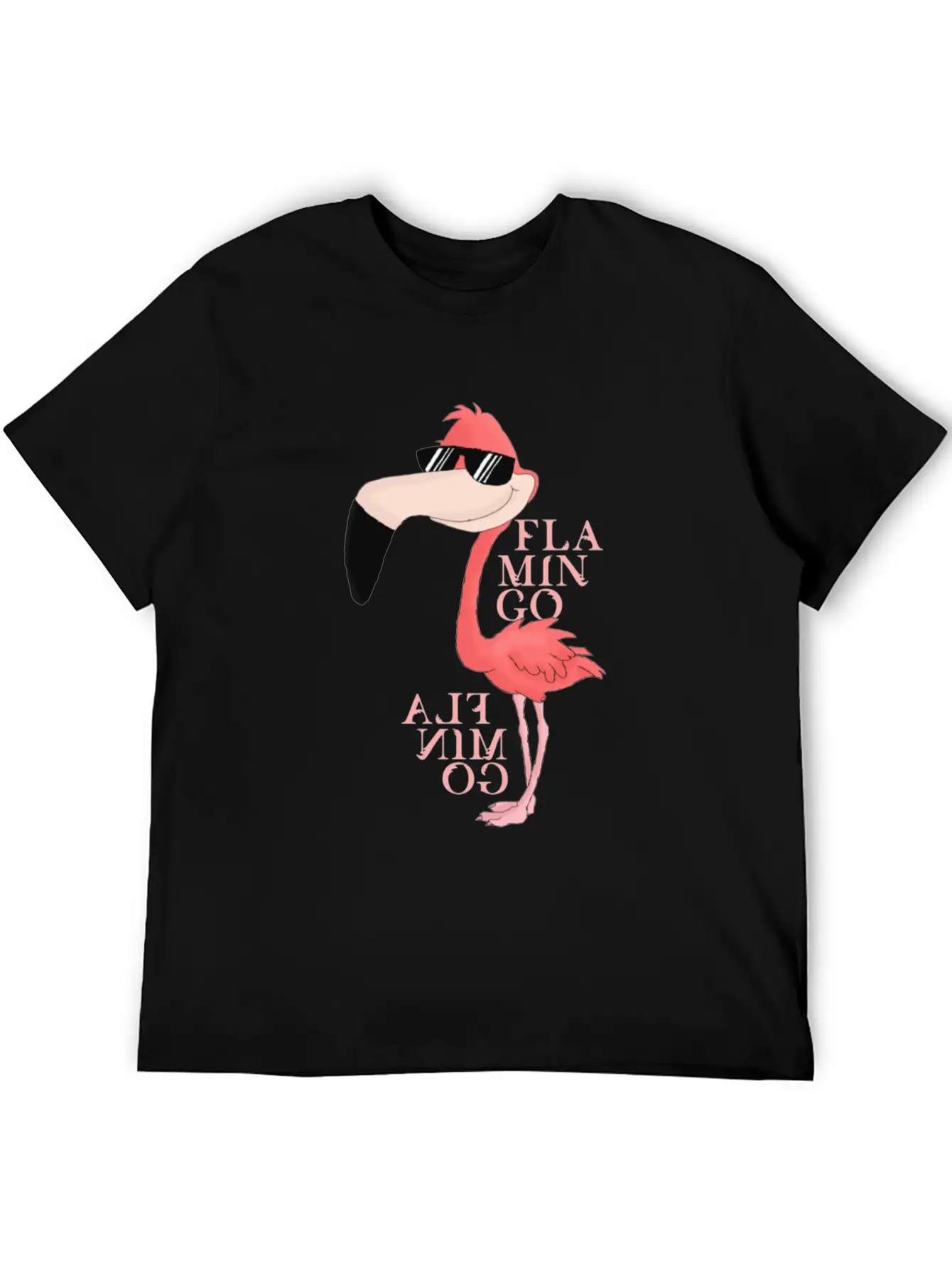Pink Flamingo Basic Graphic T-Shirt – Daily Comfort In Soft Cotton