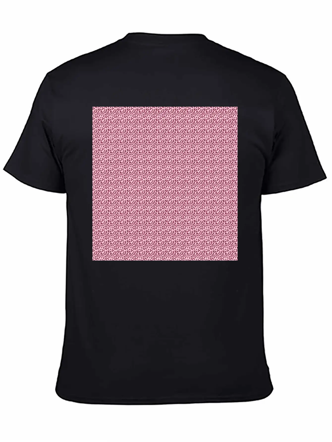 Pink Pattern Illustration Basic Graphic T-Shirt – Daily Comfort In Soft Cotton