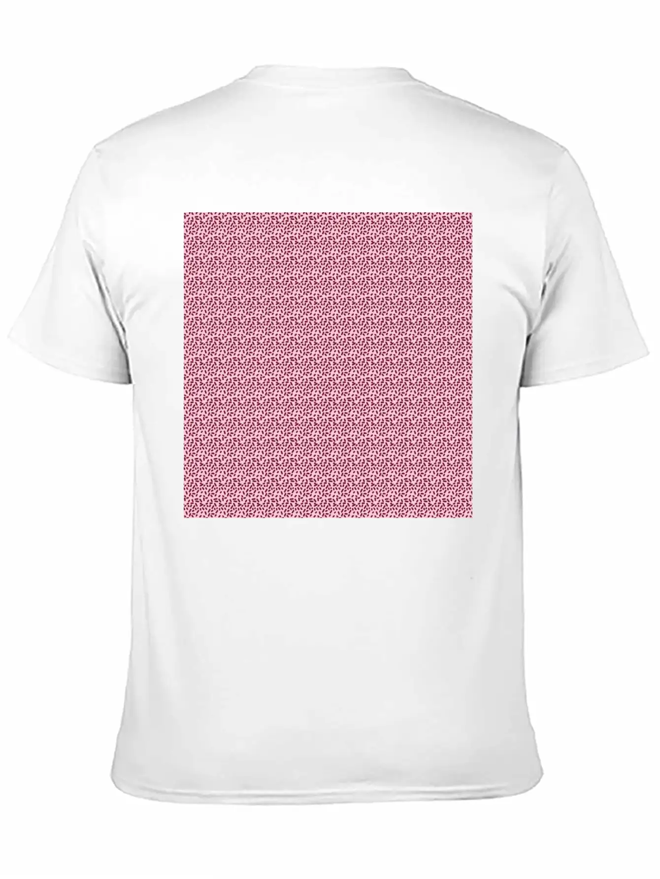 Pink Pattern Illustration Basic Graphic T-Shirt – Daily Comfort In Soft Cotton
