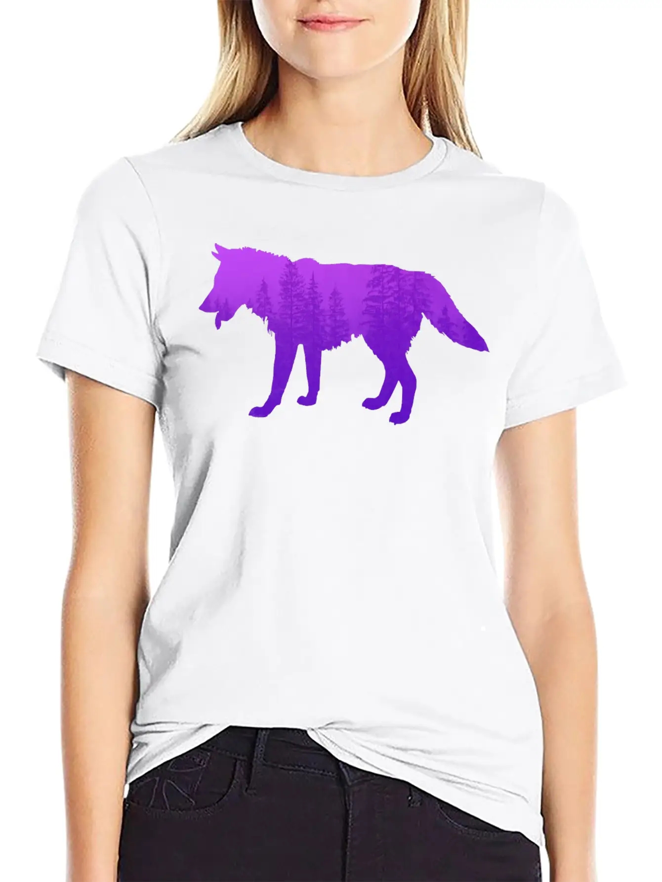 Pink Wolf Stylish Everyday T-Shirt – Unisex Basic Cotton Tee