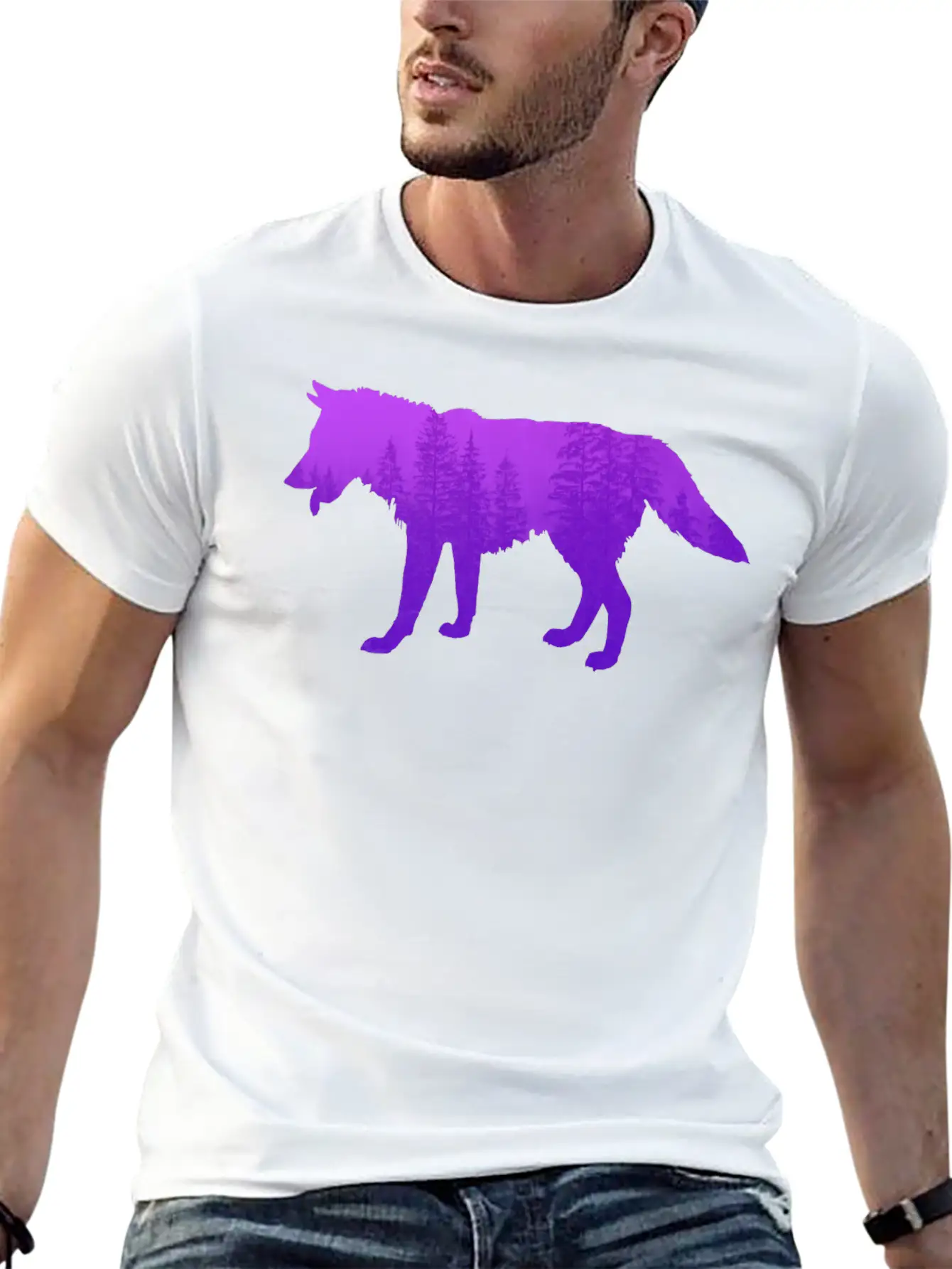Pink Wolf Stylish Everyday T-Shirt – Unisex Basic Cotton Tee