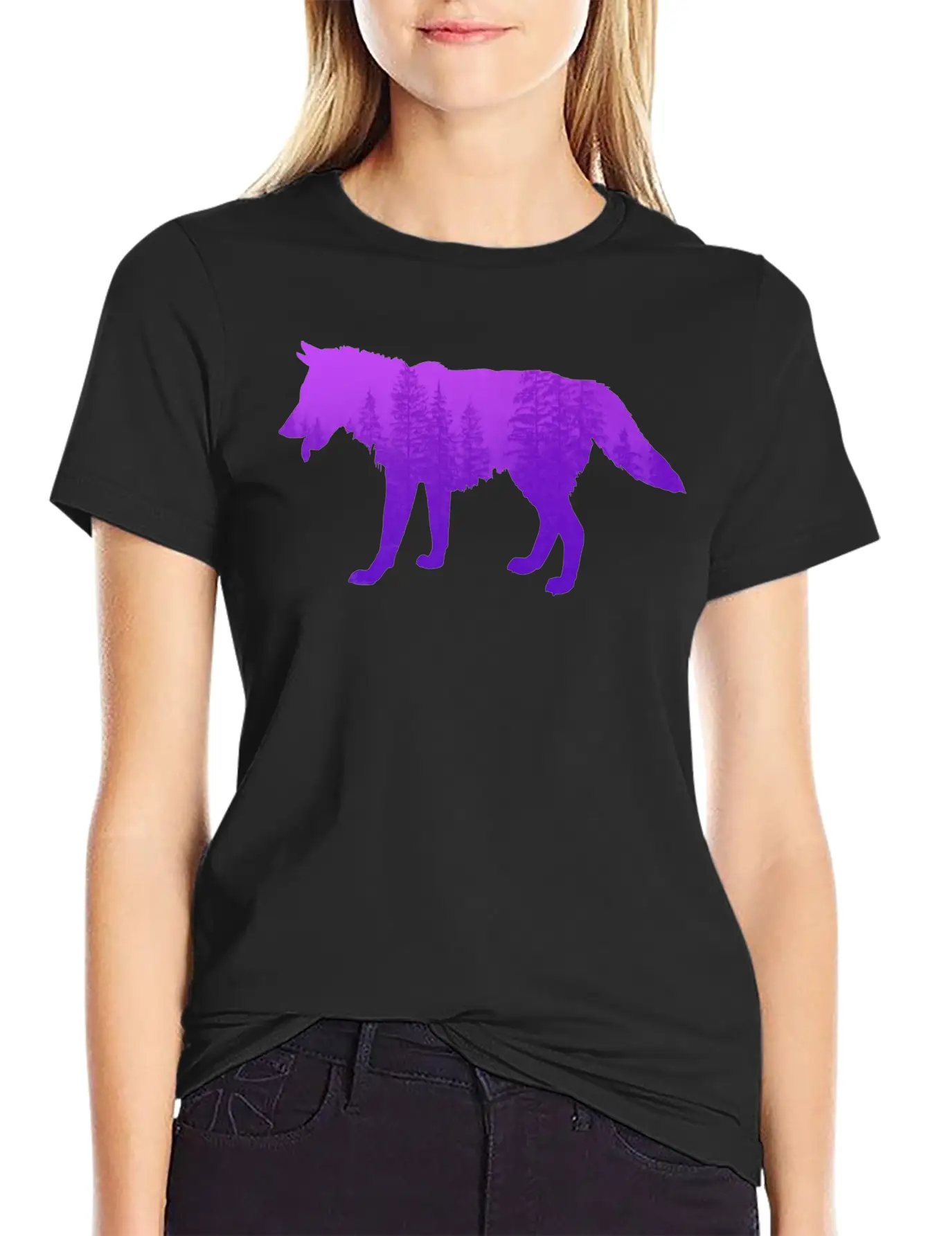 Pink Wolf Stylish Everyday T-Shirt – Unisex Basic Cotton Tee