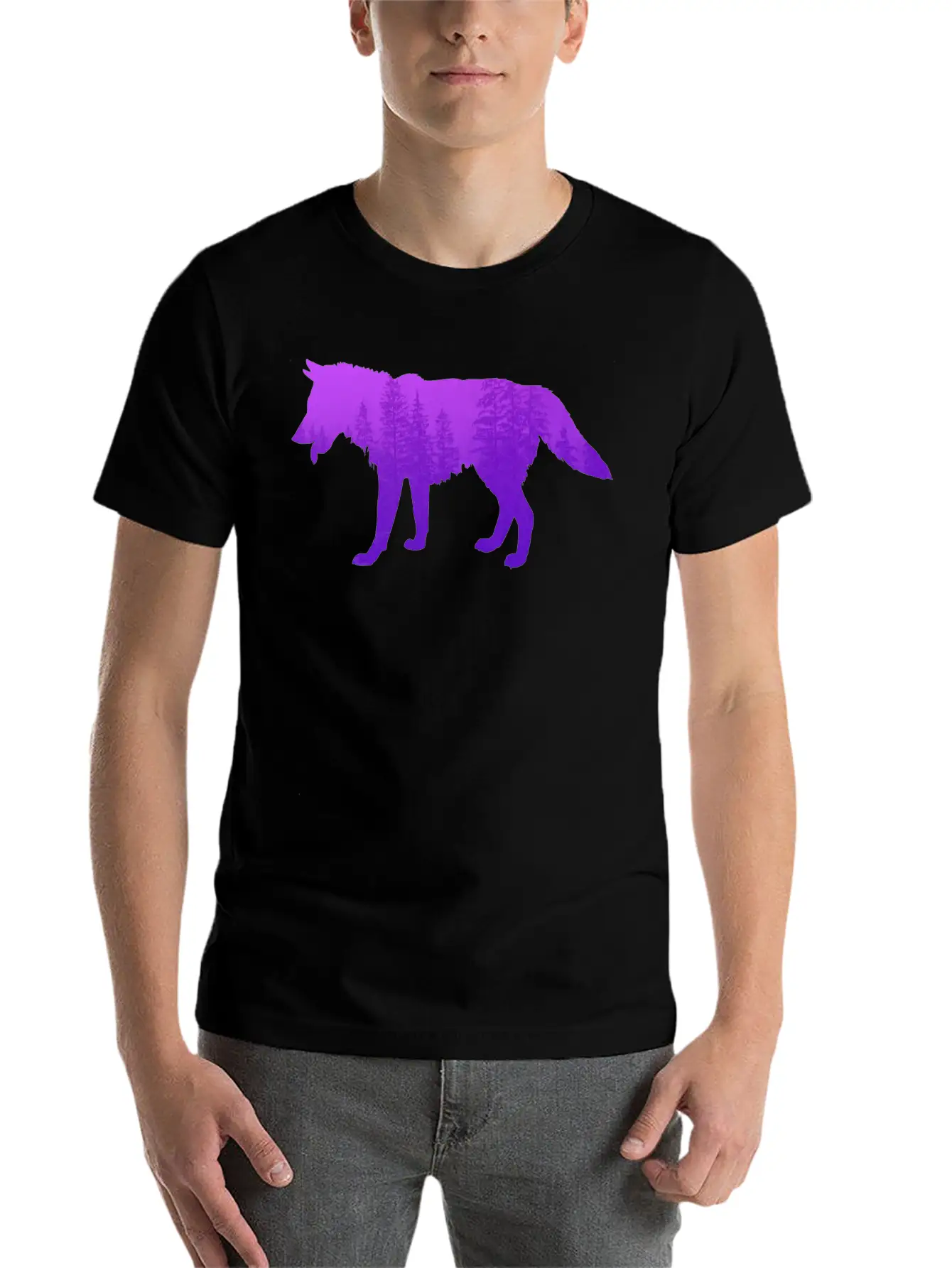 Pink Wolf Stylish Everyday T-Shirt – Unisex Basic Cotton Tee