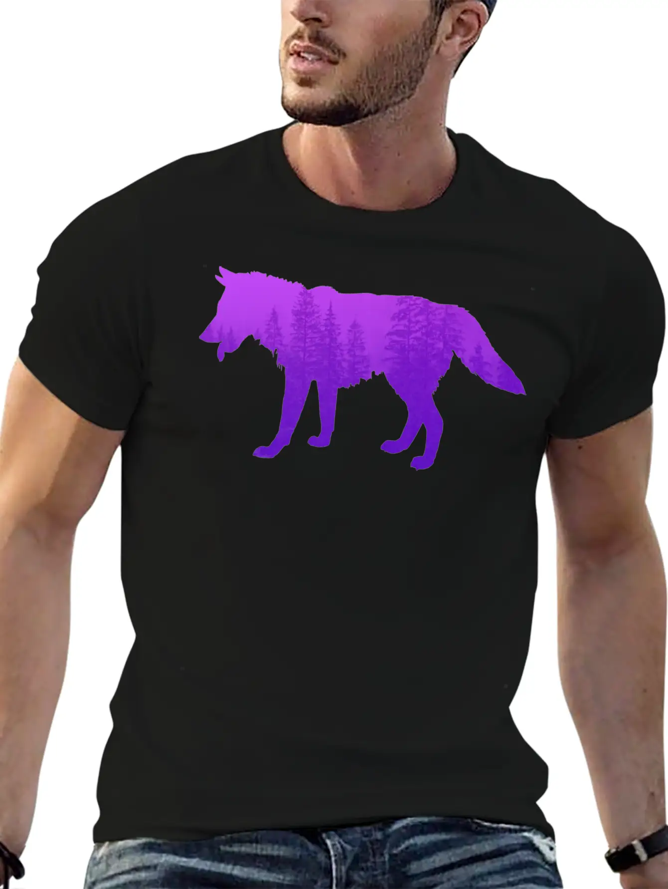 Pink Wolf Stylish Everyday T-Shirt – Unisex Basic Cotton Tee