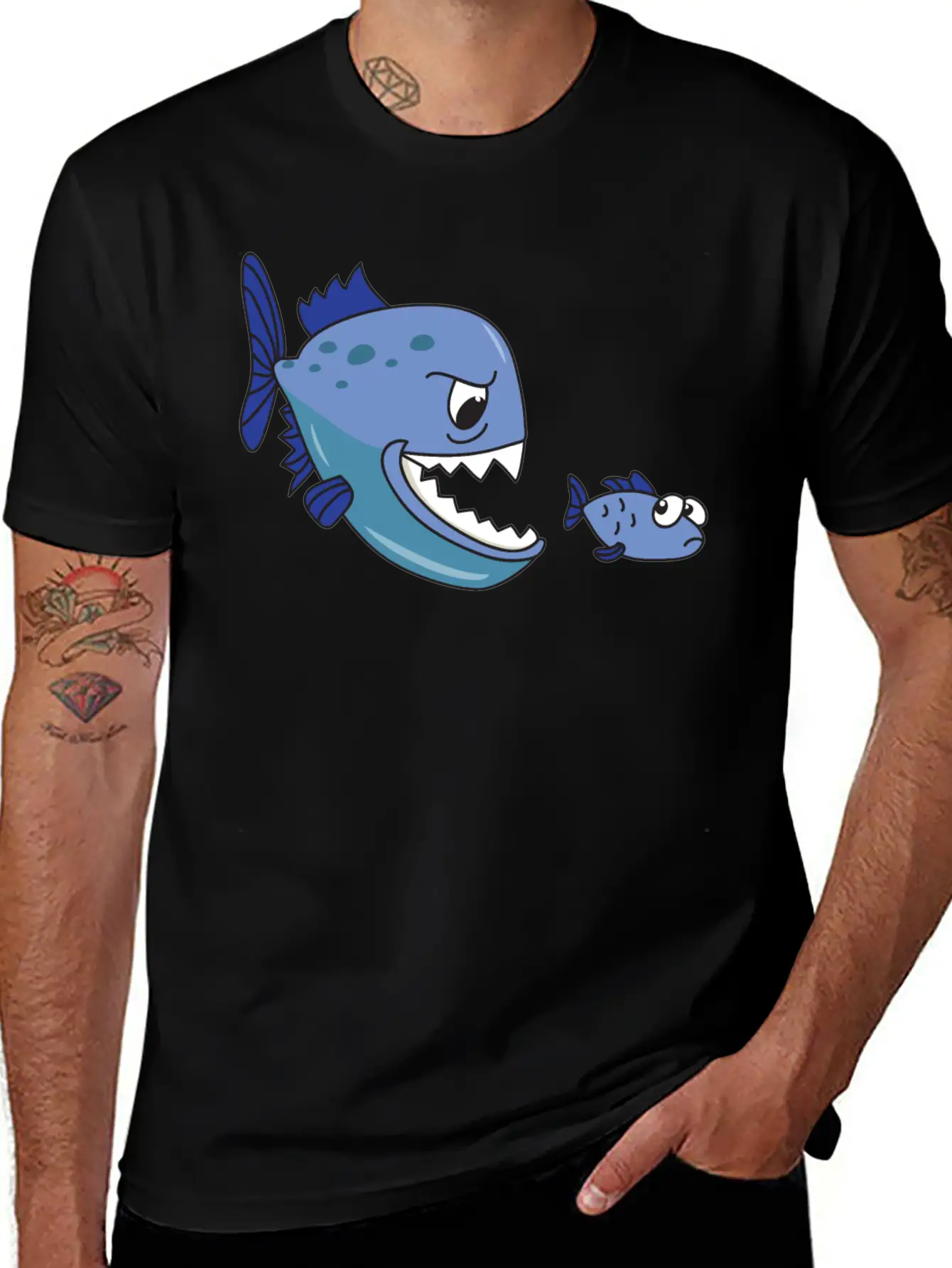 Piranha Stylish Everyday T-Shirt – Unisex Basic Cotton Tee