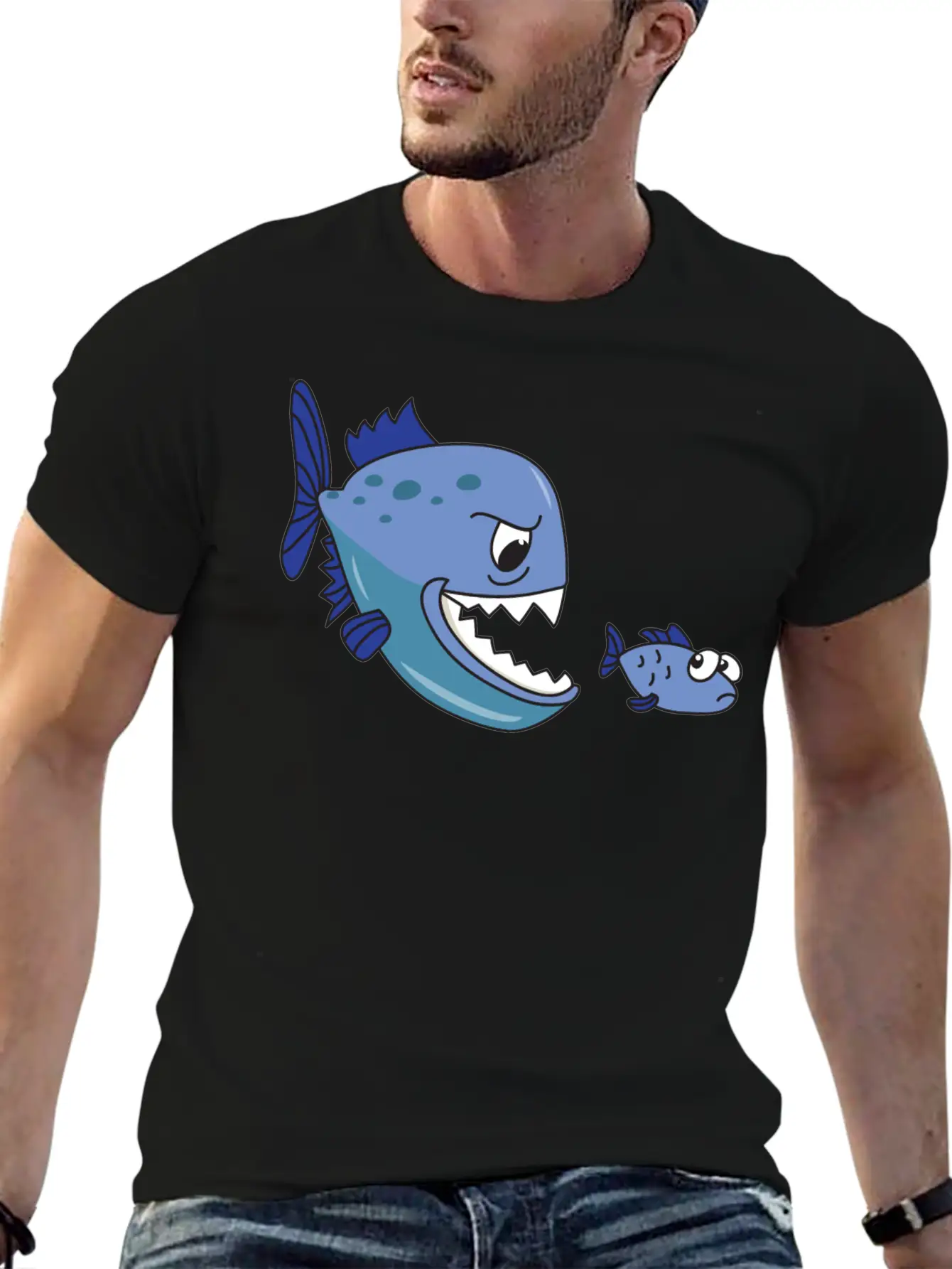 Piranha Stylish Everyday T-Shirt – Unisex Basic Cotton Tee