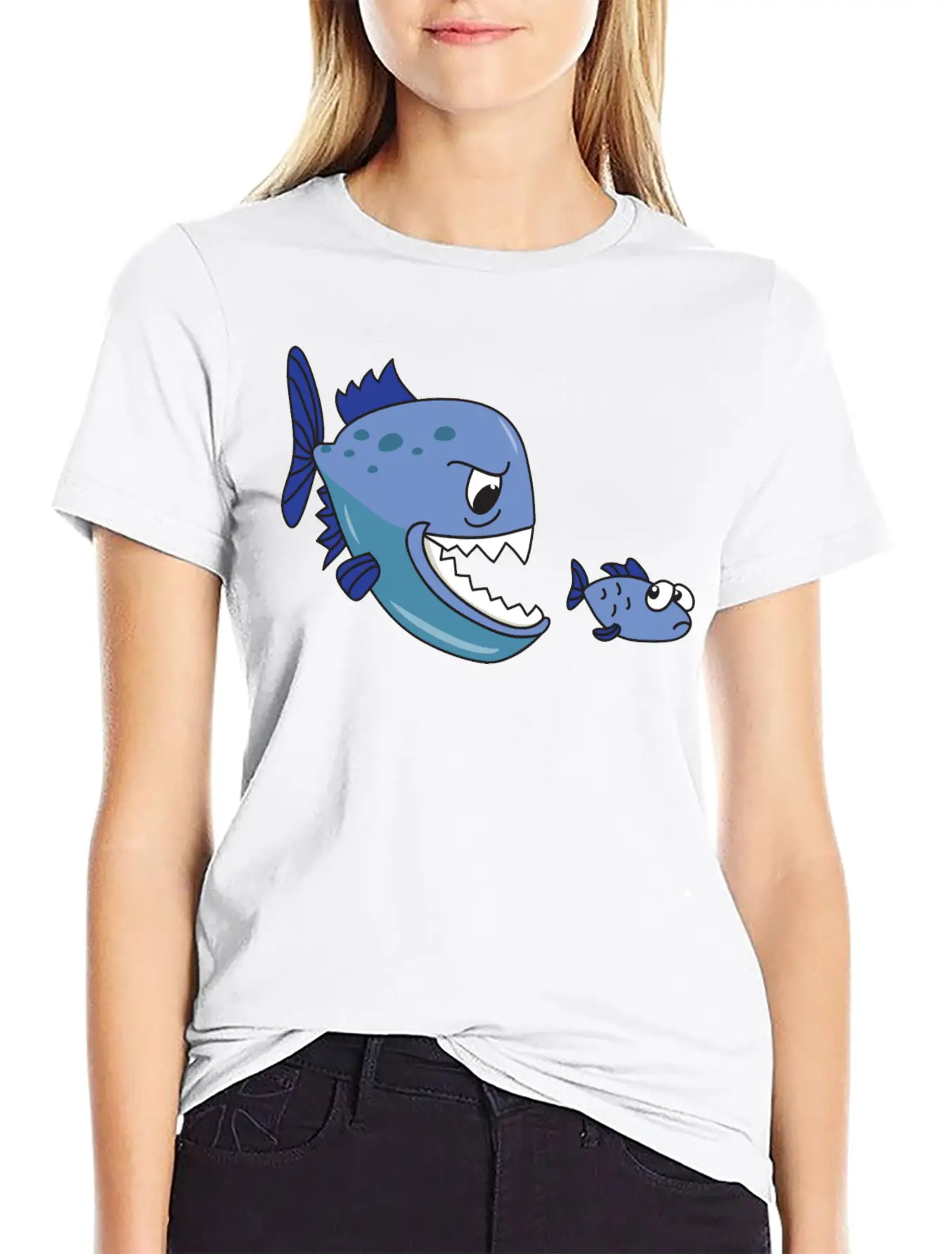 Piranha Stylish Everyday T-Shirt – Unisex Basic Cotton Tee