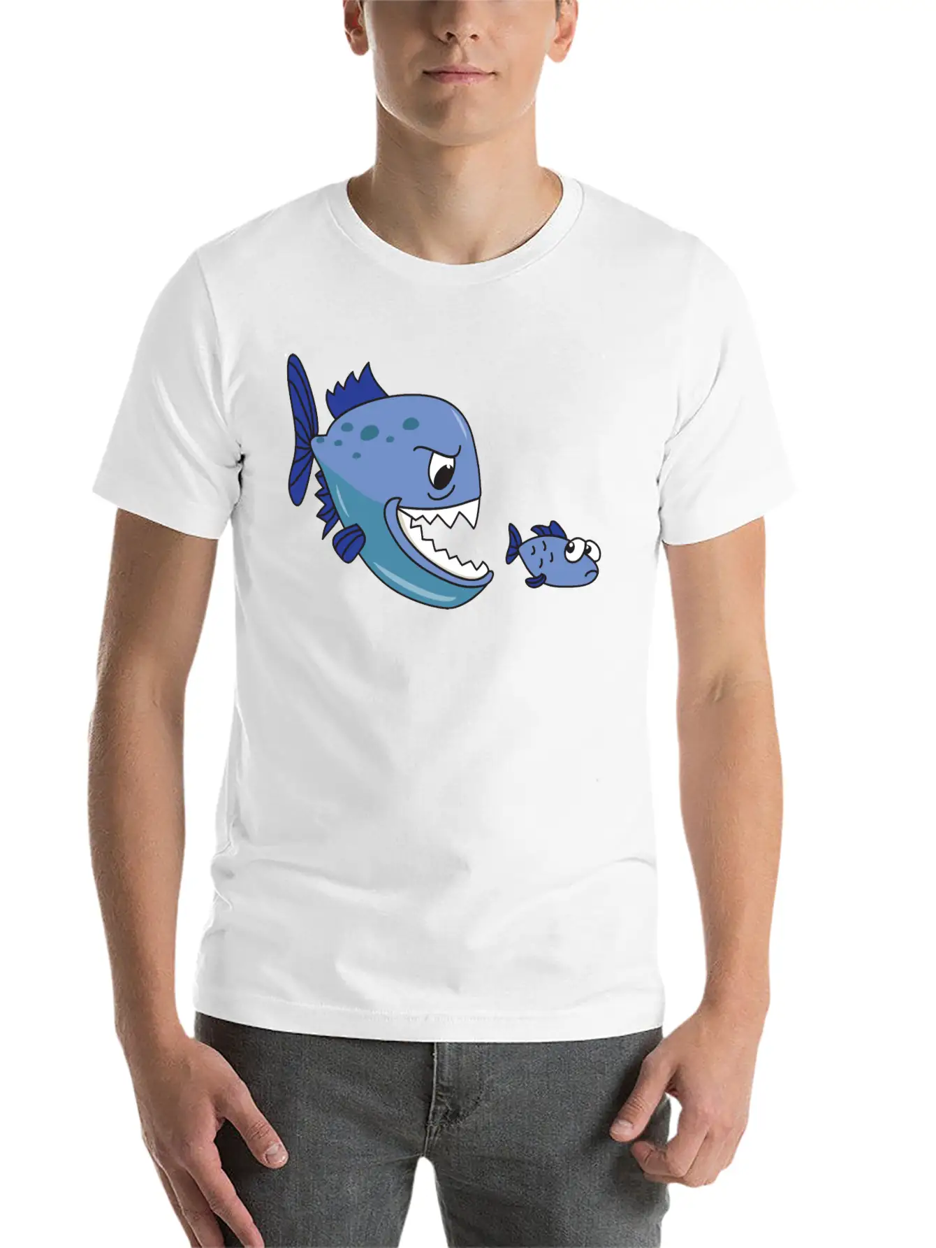 Piranha Stylish Everyday T-Shirt – Unisex Basic Cotton Tee