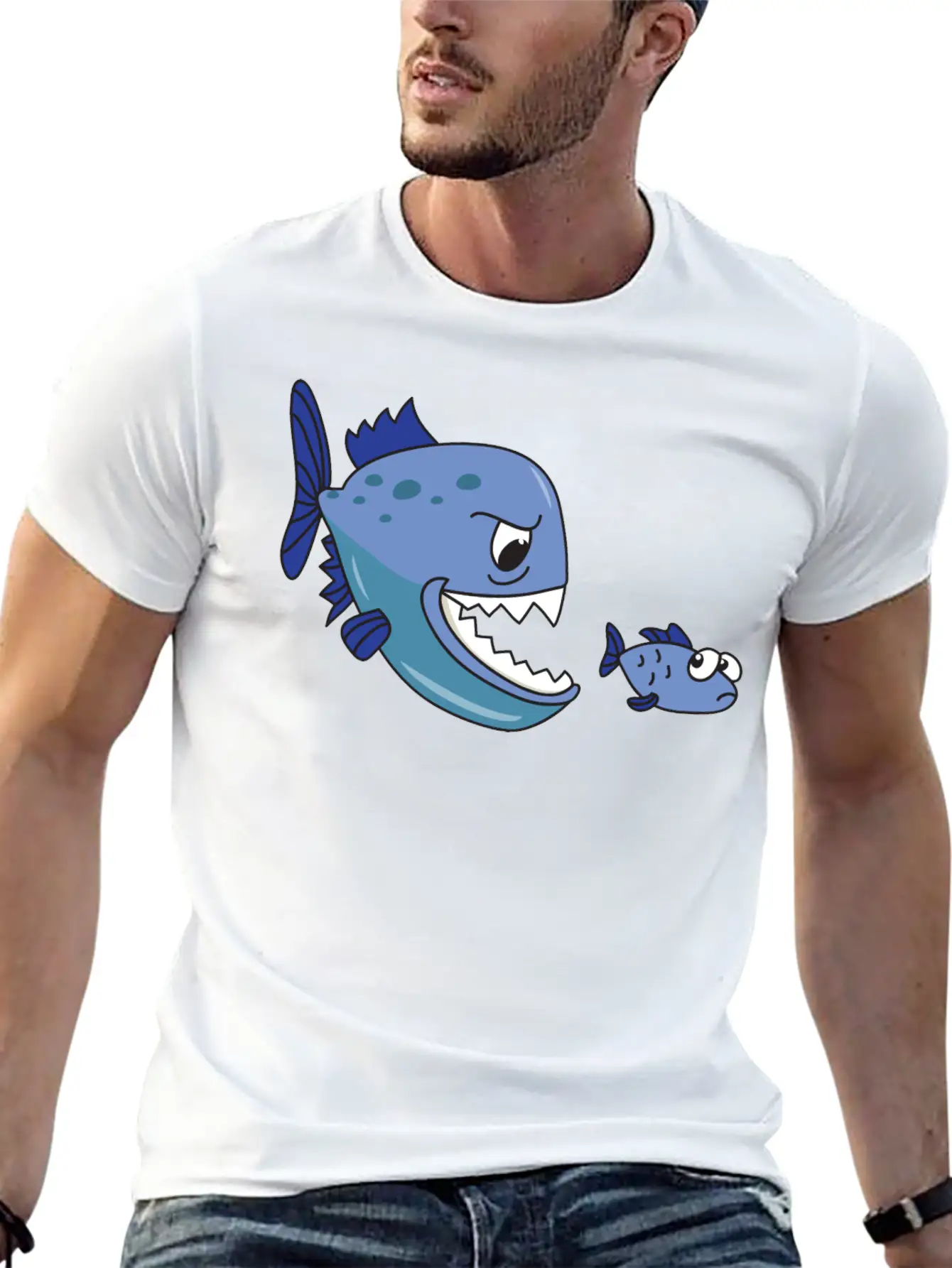 Piranha Stylish Everyday T-Shirt – Unisex Basic Cotton Tee