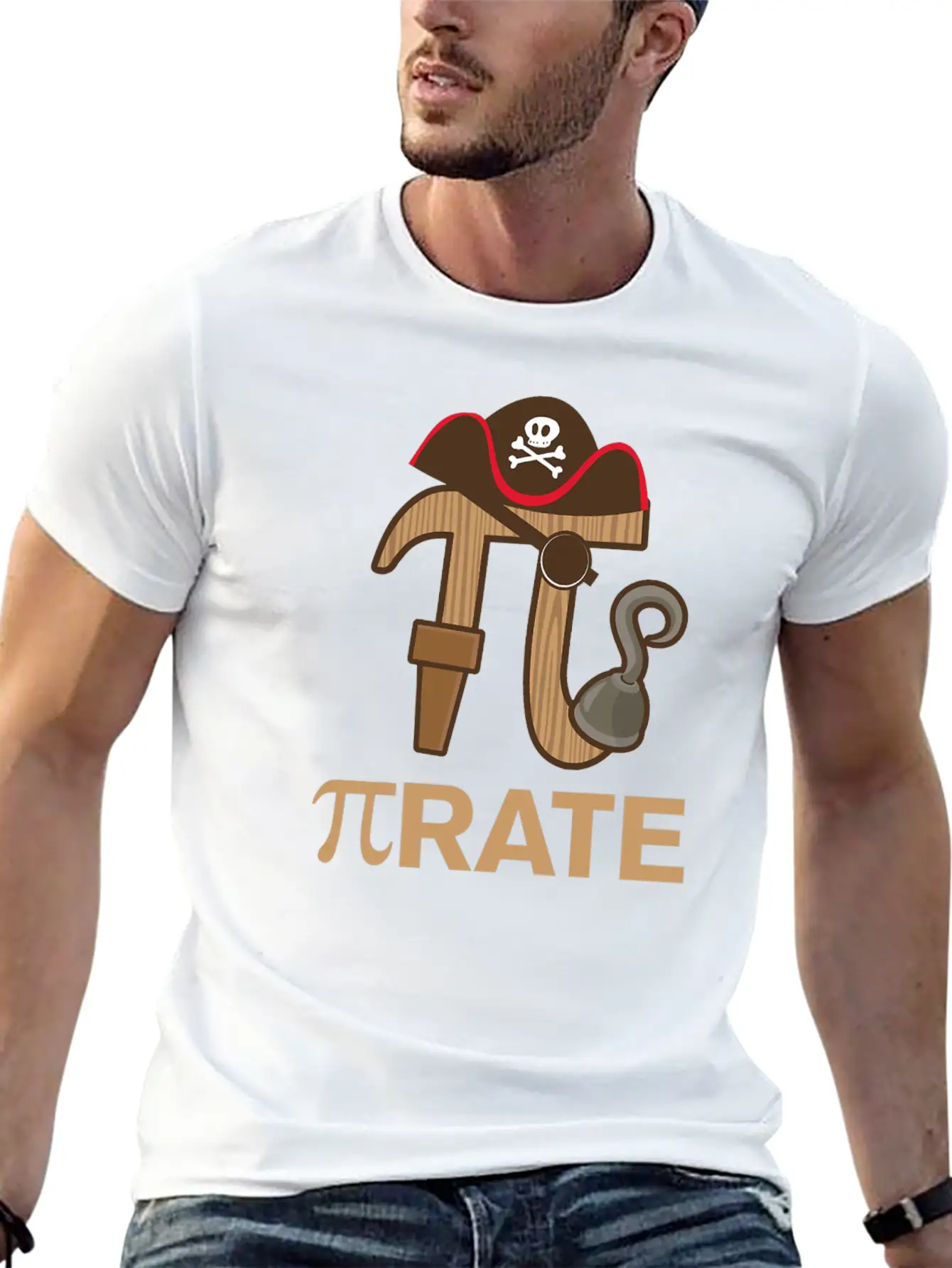 Pirate Funny Math Geek 3 14 Hat Hook Pi Day March Timeless Short Sleeve Tee – Comfy And Minimalist Design