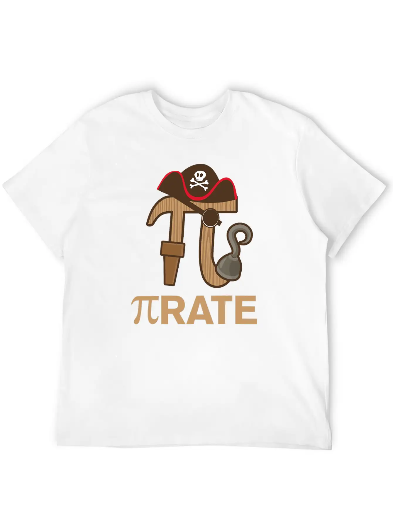 Pirate Funny Math Geek 3 14 Hat Hook Pi Day March Timeless Short Sleeve Tee – Comfy And Minimalist Design