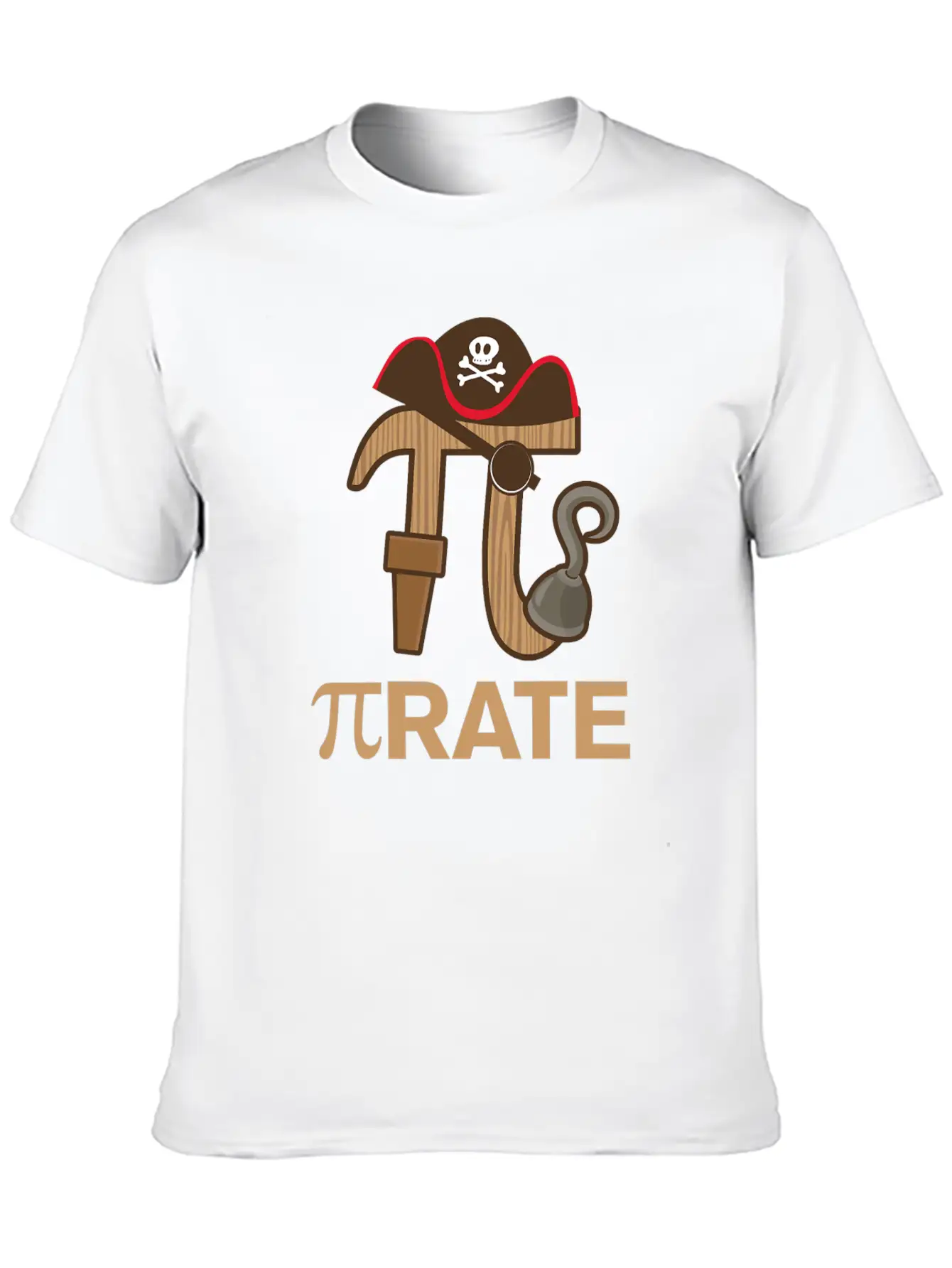 Pirate Funny Math Geek 3 14 Hat Hook Pi Day March Timeless Short Sleeve Tee – Comfy And Minimalist Design