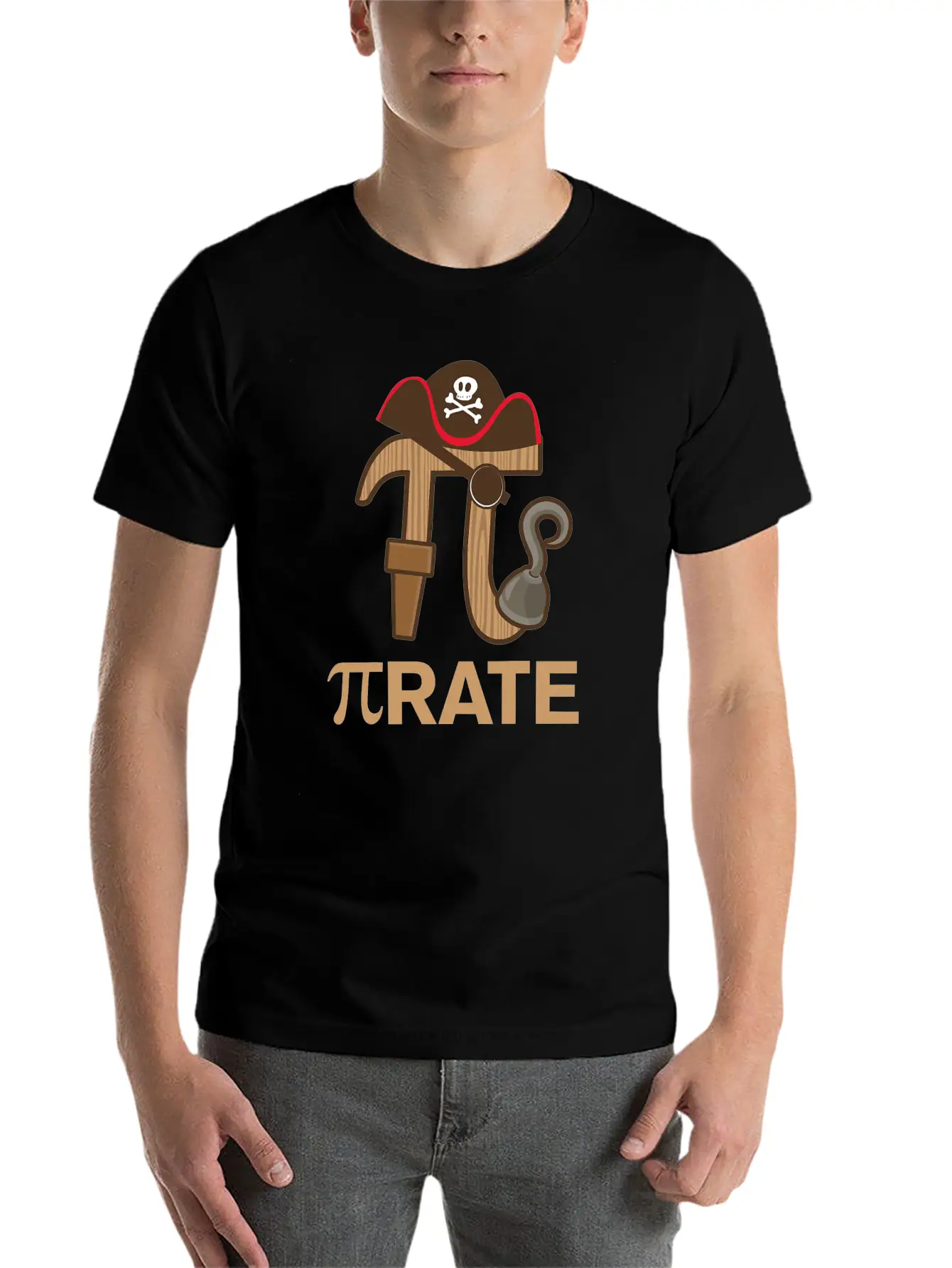 Pirate Funny Math Geek 3 14 Hat Hook Pi Day March Timeless Short Sleeve Tee – Comfy And Minimalist Design