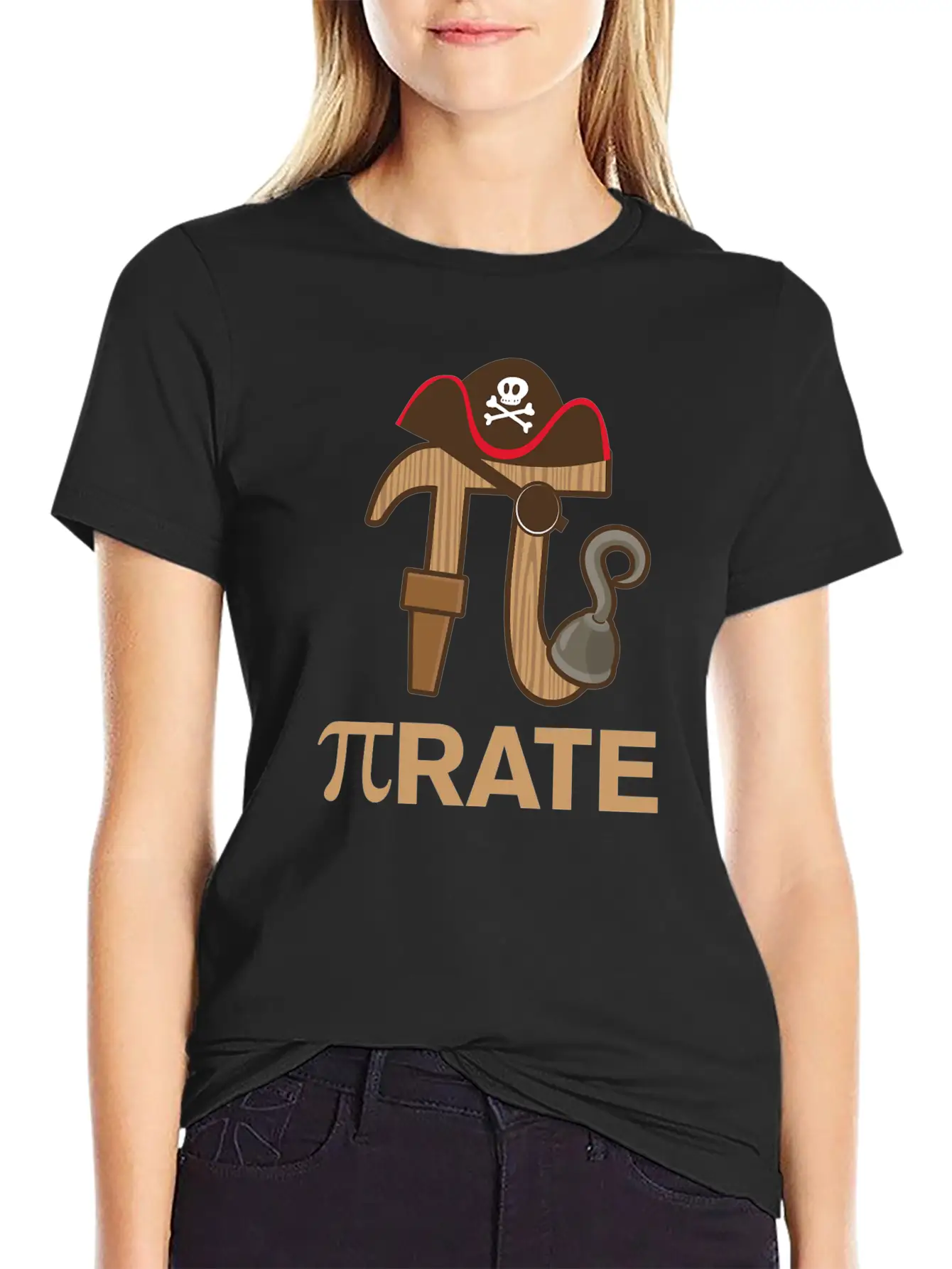 Pirate Funny Math Geek 3 14 Hat Hook Pi Day March Timeless Short Sleeve Tee – Comfy And Minimalist Design