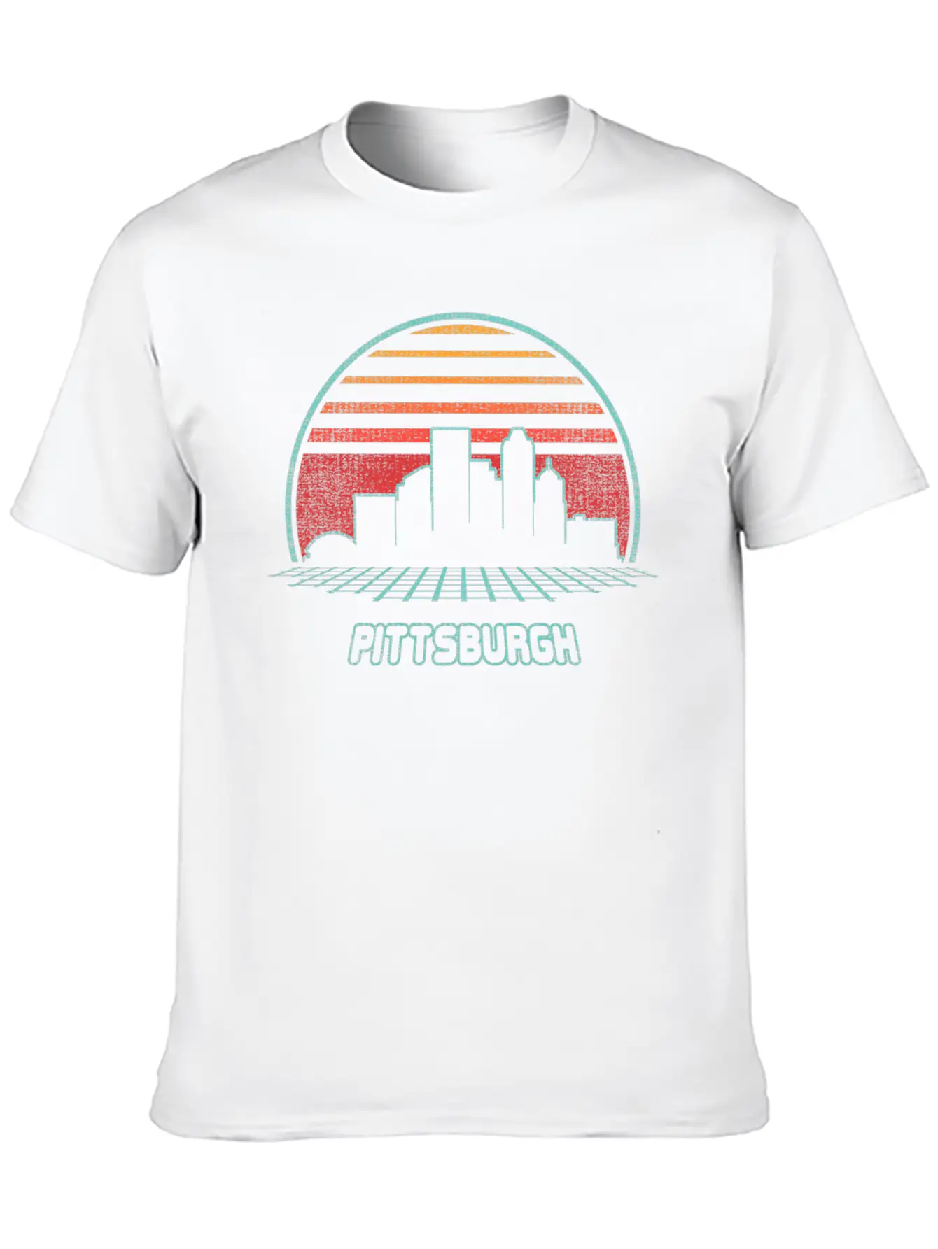 Pittsburgh City Yline 80S Style Comfortable Minimalist Graphic Tee – Summer Style Essential