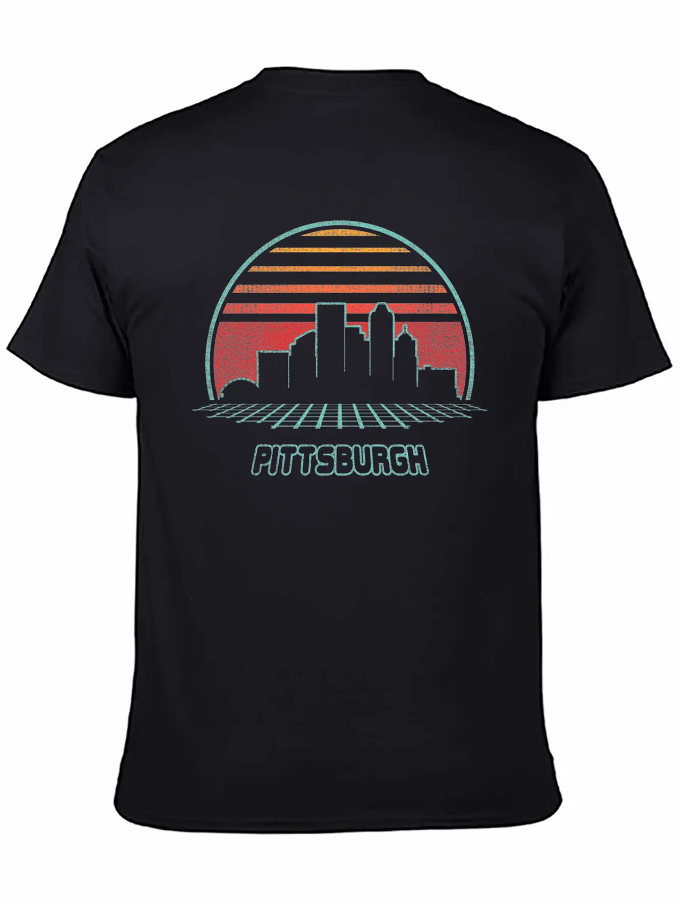 Pittsburgh City Yline 80S Style Comfortable Minimalist Graphic Tee – Summer Style Essential
