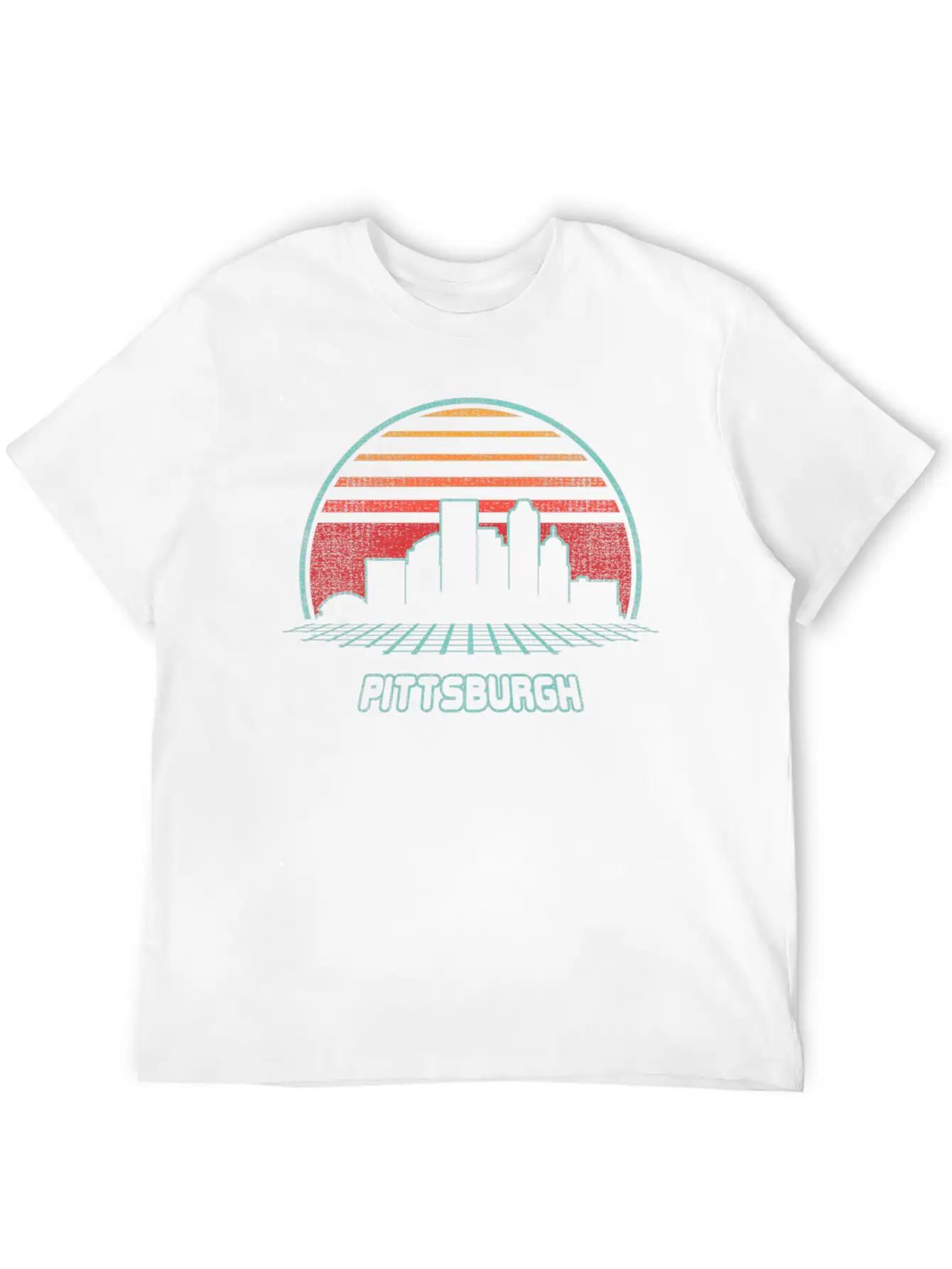 Pittsburgh City Yline 80S Style Comfortable Minimalist Graphic Tee – Summer Style Essential
