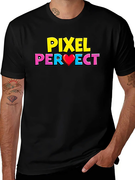 Pixel Perfect Stylish Everyday T-Shirt – Unisex Basic Cotton Tee