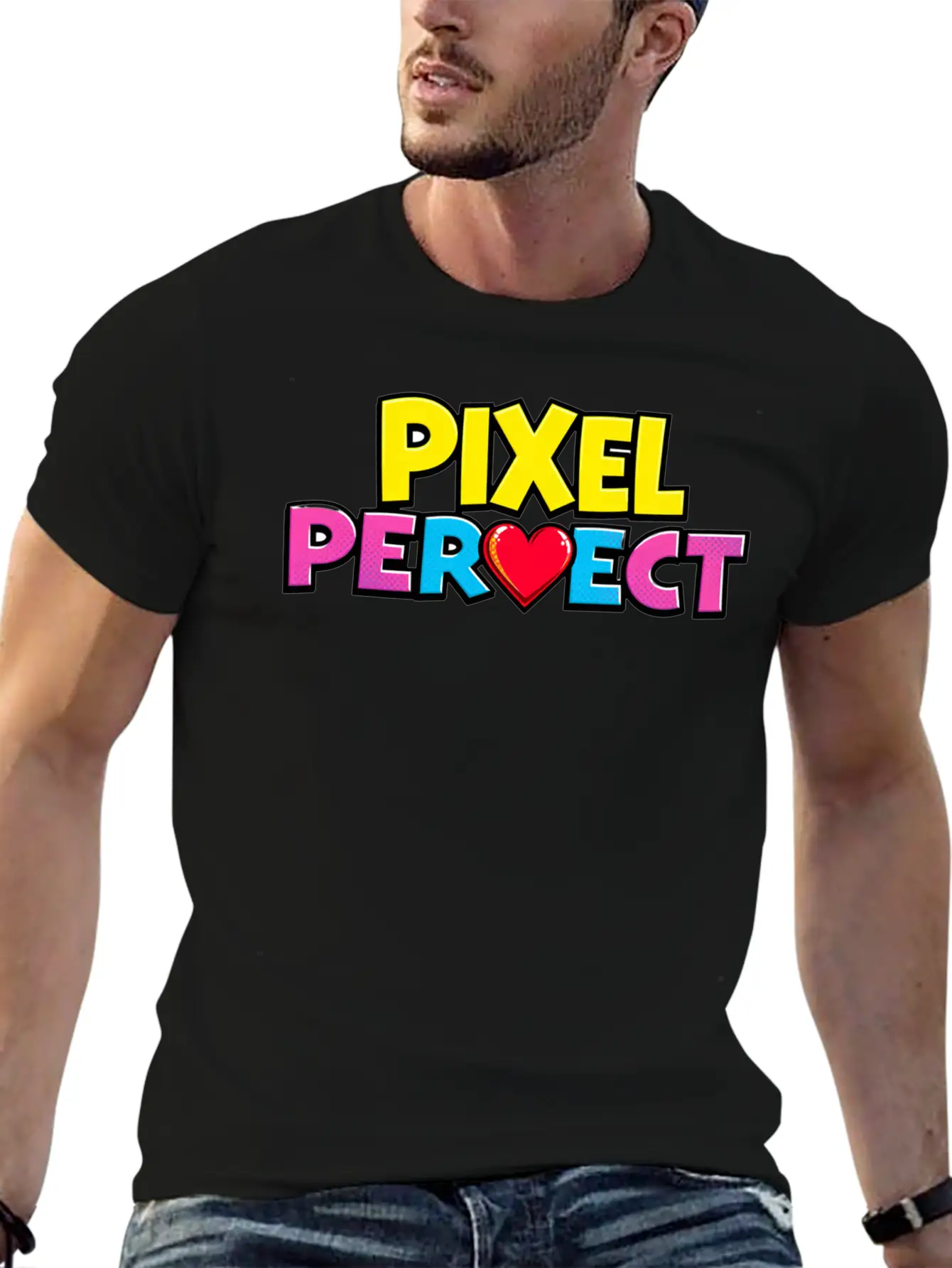 Pixel Perfect Stylish Everyday T-Shirt – Unisex Basic Cotton Tee