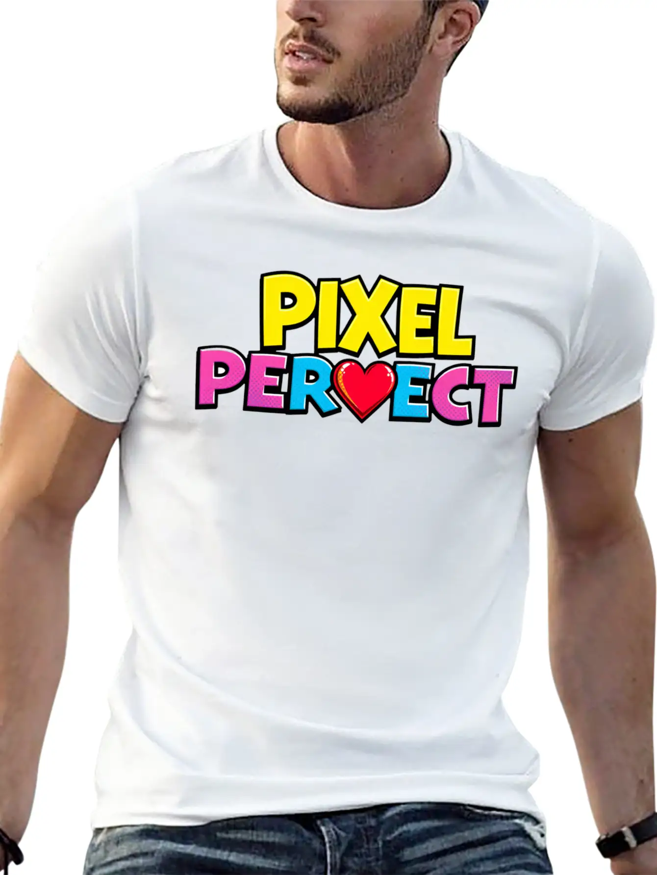 Pixel Perfect Stylish Everyday T-Shirt – Unisex Basic Cotton Tee