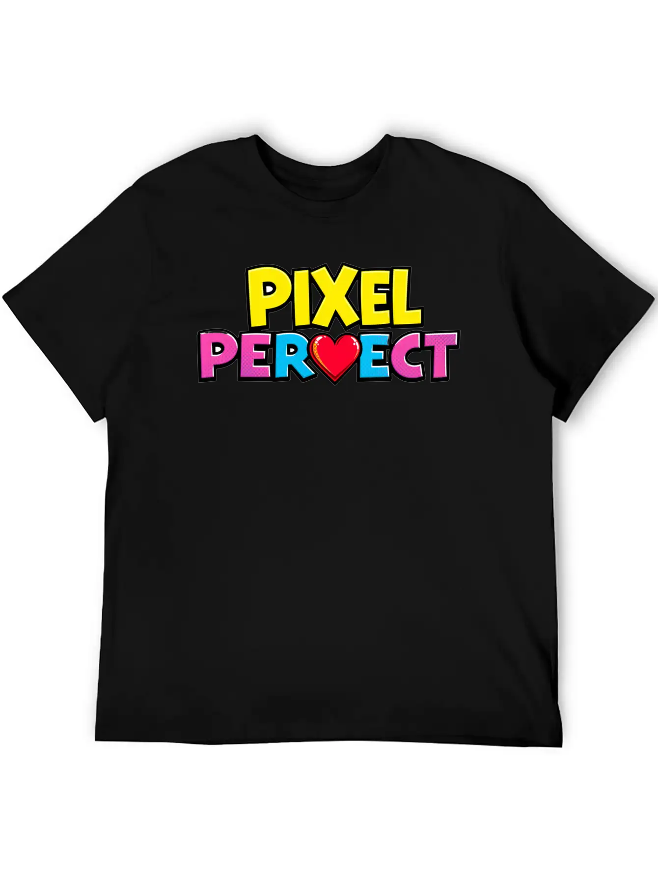 Pixel Perfect Stylish Everyday T-Shirt – Unisex Basic Cotton Tee