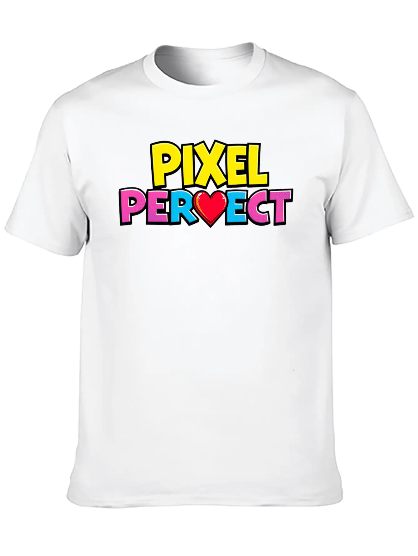 Pixel Perfect Stylish Everyday T-Shirt – Unisex Basic Cotton Tee