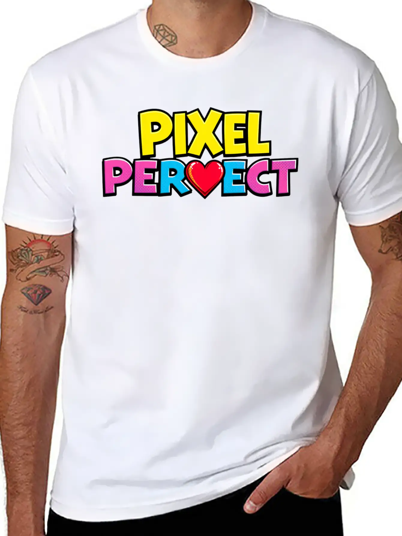 Pixel Perfect Stylish Everyday T-Shirt – Unisex Basic Cotton Tee