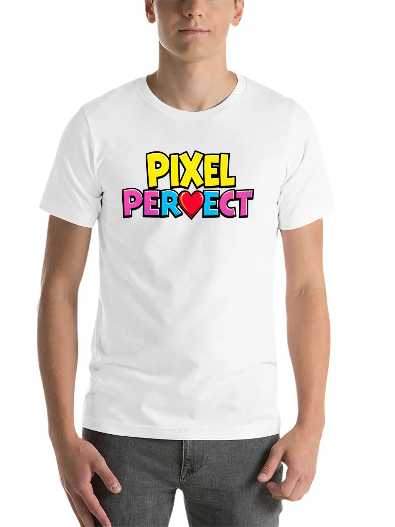 Pixel Perfect Stylish Everyday T-Shirt – Unisex Basic Cotton Tee
