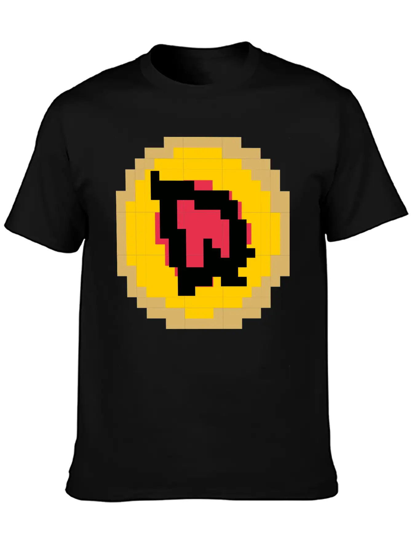 Pixelated Letter Q Basic Graphic T-Shirt – Daily Comfort In Soft Cotton