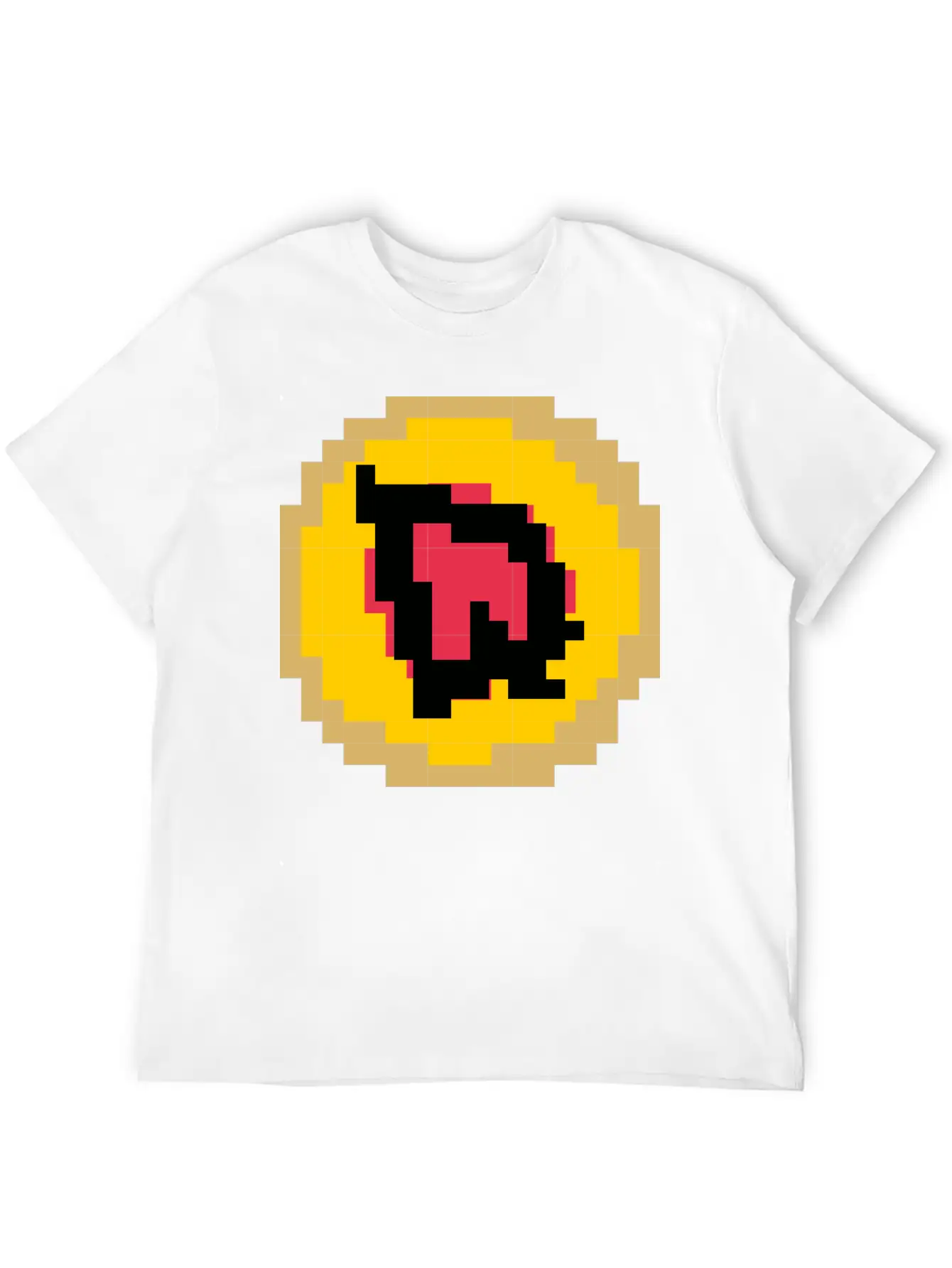 Pixelated Letter Q Basic Graphic T-Shirt – Daily Comfort In Soft Cotton