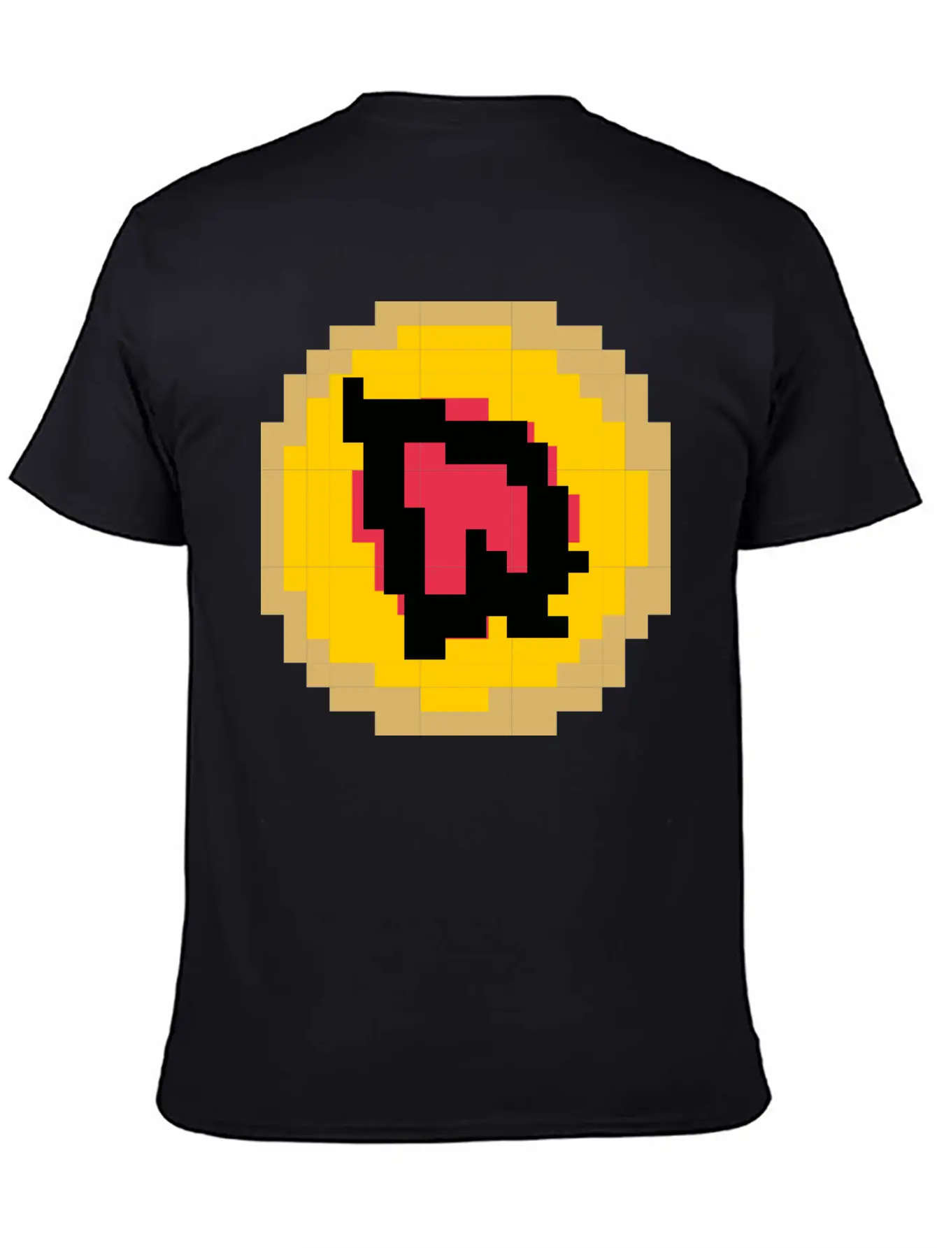 Pixelated Letter Q Basic Graphic T-Shirt – Daily Comfort In Soft Cotton